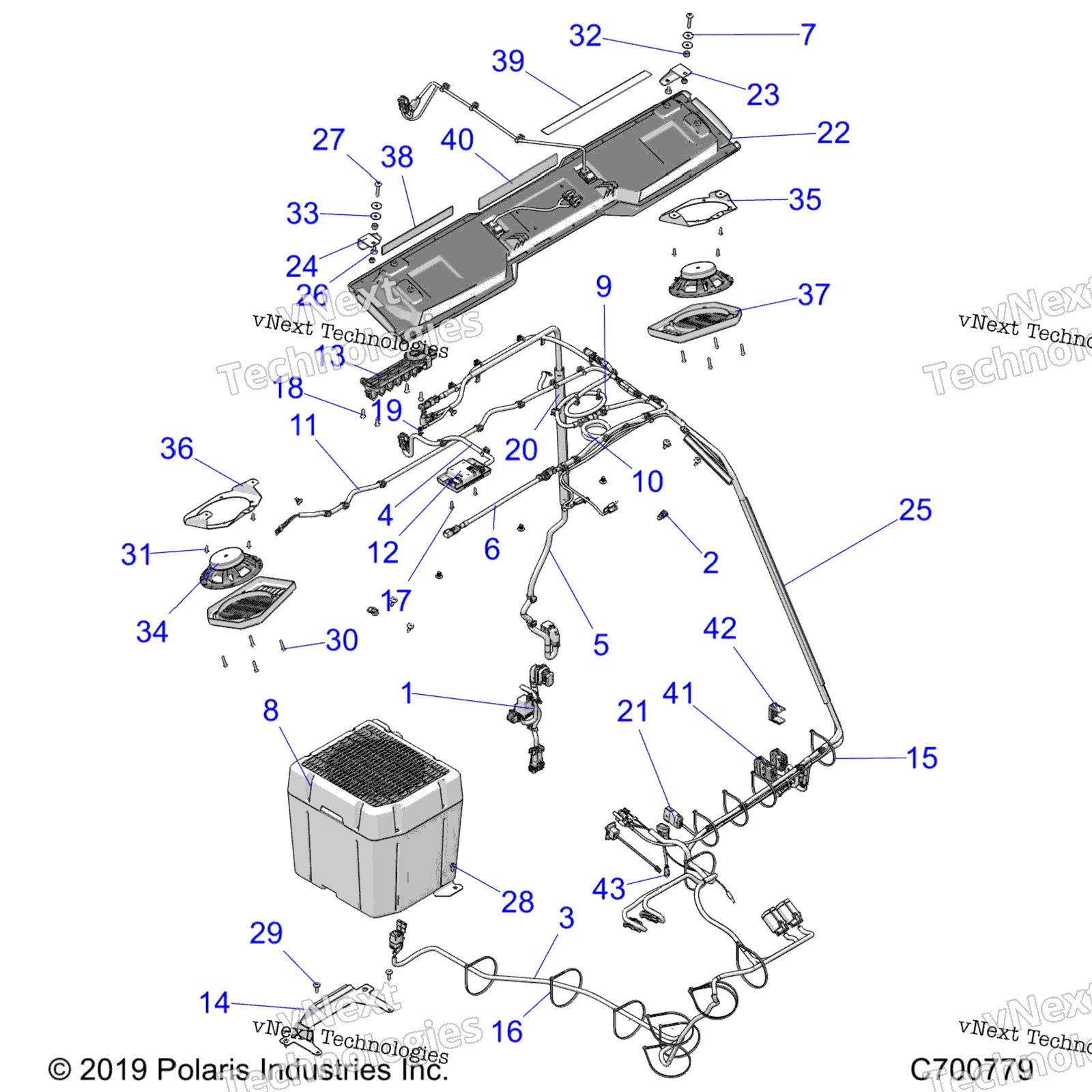 Opt, , Prep аудио Hvac Elec Components (C700779)