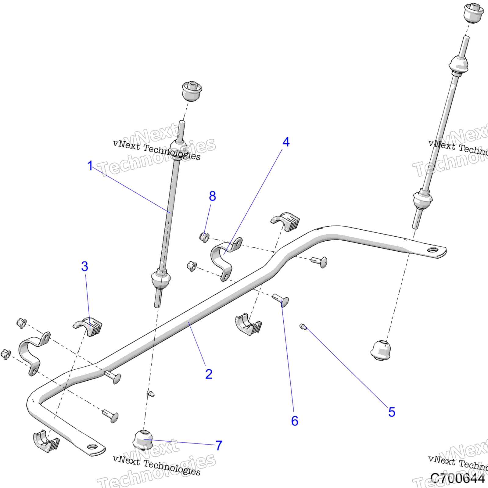 Подвеска, задняя Stabilizer Bar