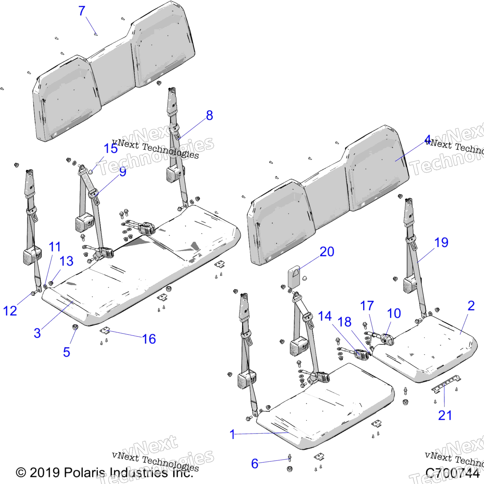 Body, Seats R20t6a99a1 / B1 / E99a9 / B9