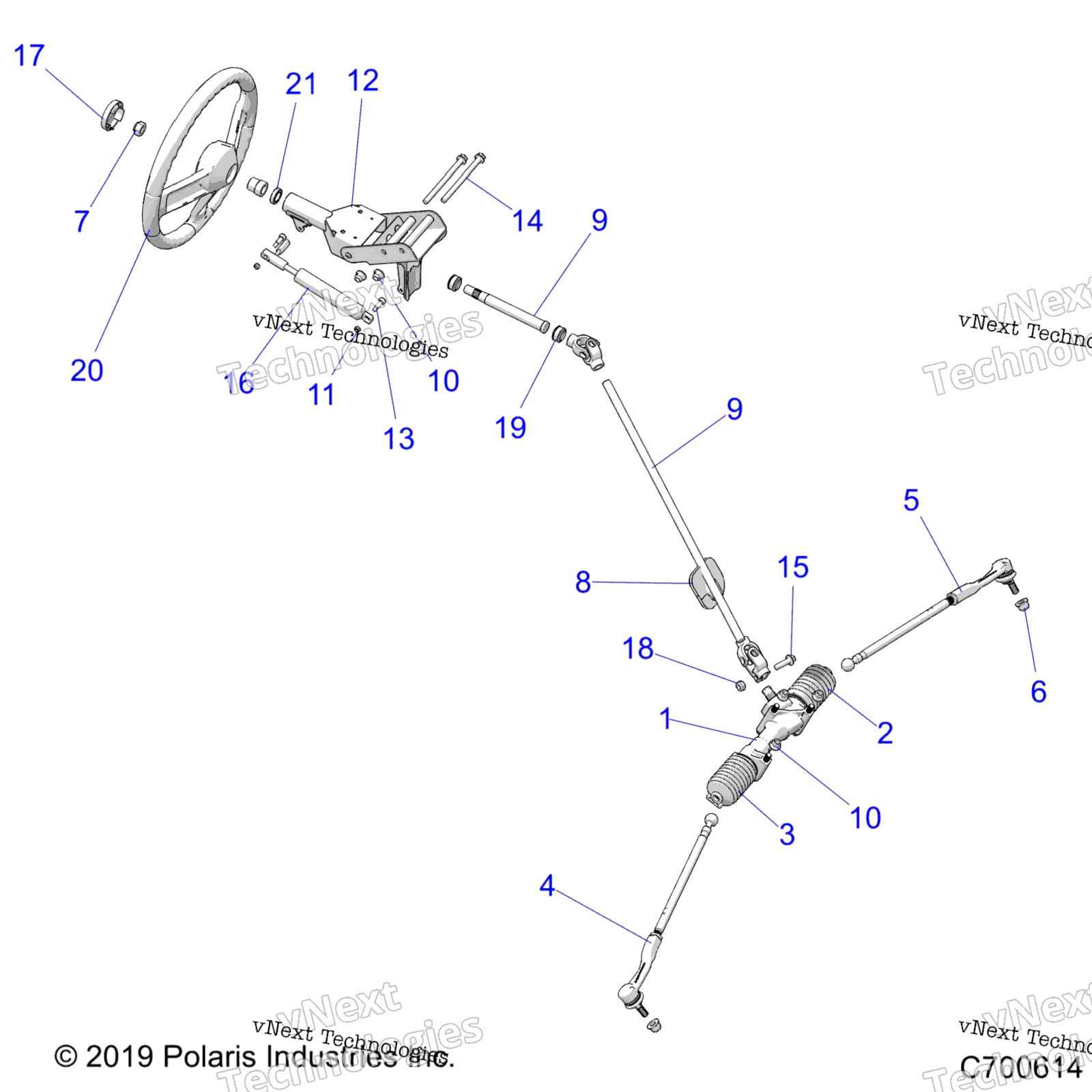 Steering, рулевое управление Asm. R20t6a99a1 / B1