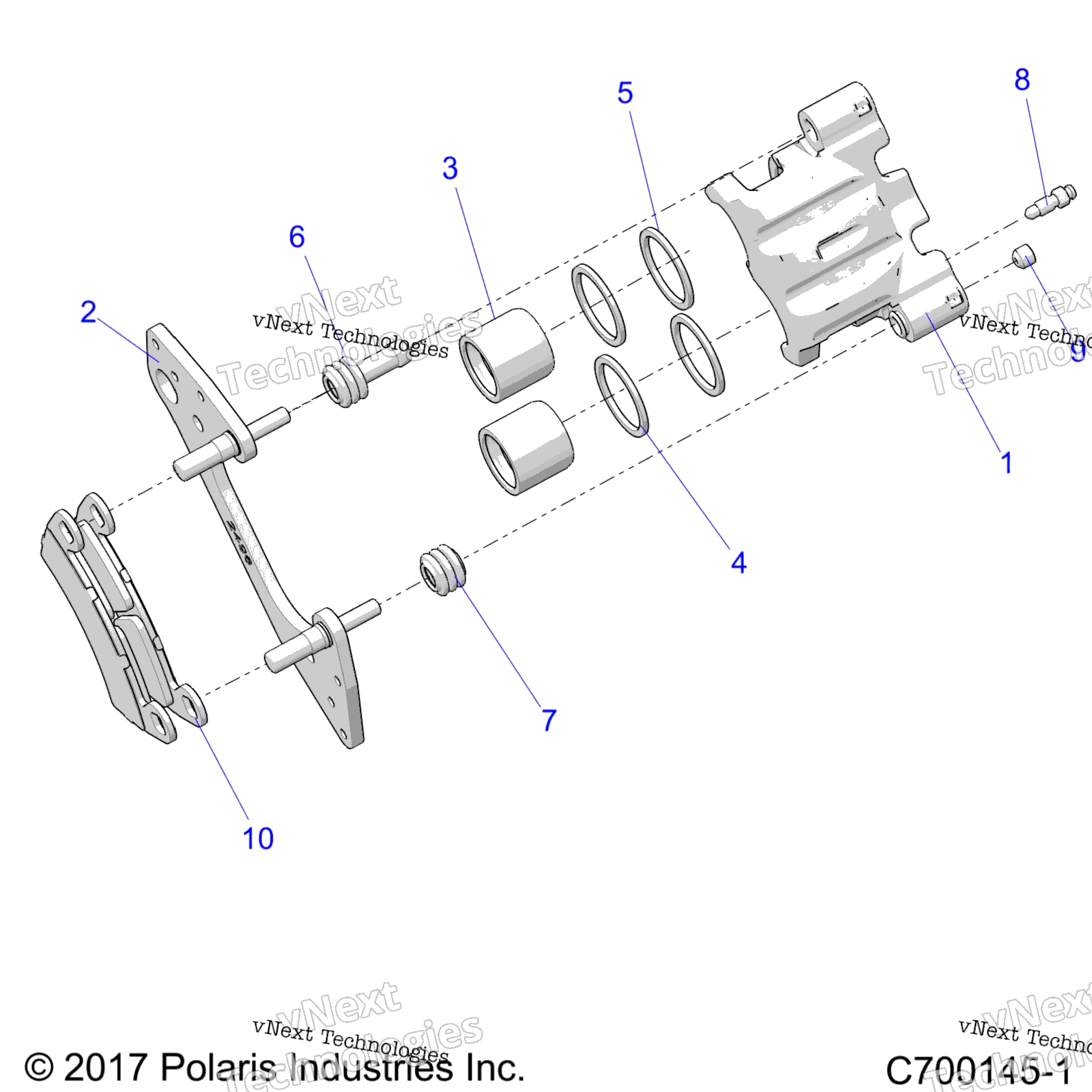 Тормоза, задний суппорт Z20a4e99ah/Bh/Lh
