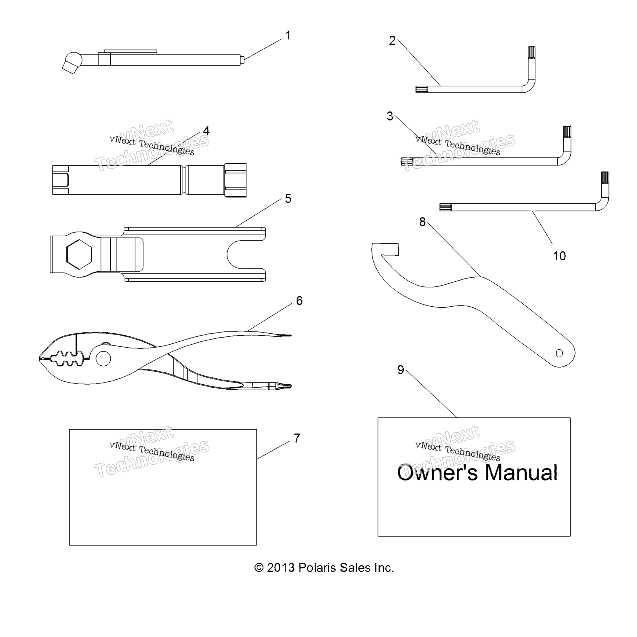 Reference, Owners Manual и инструмент комплект