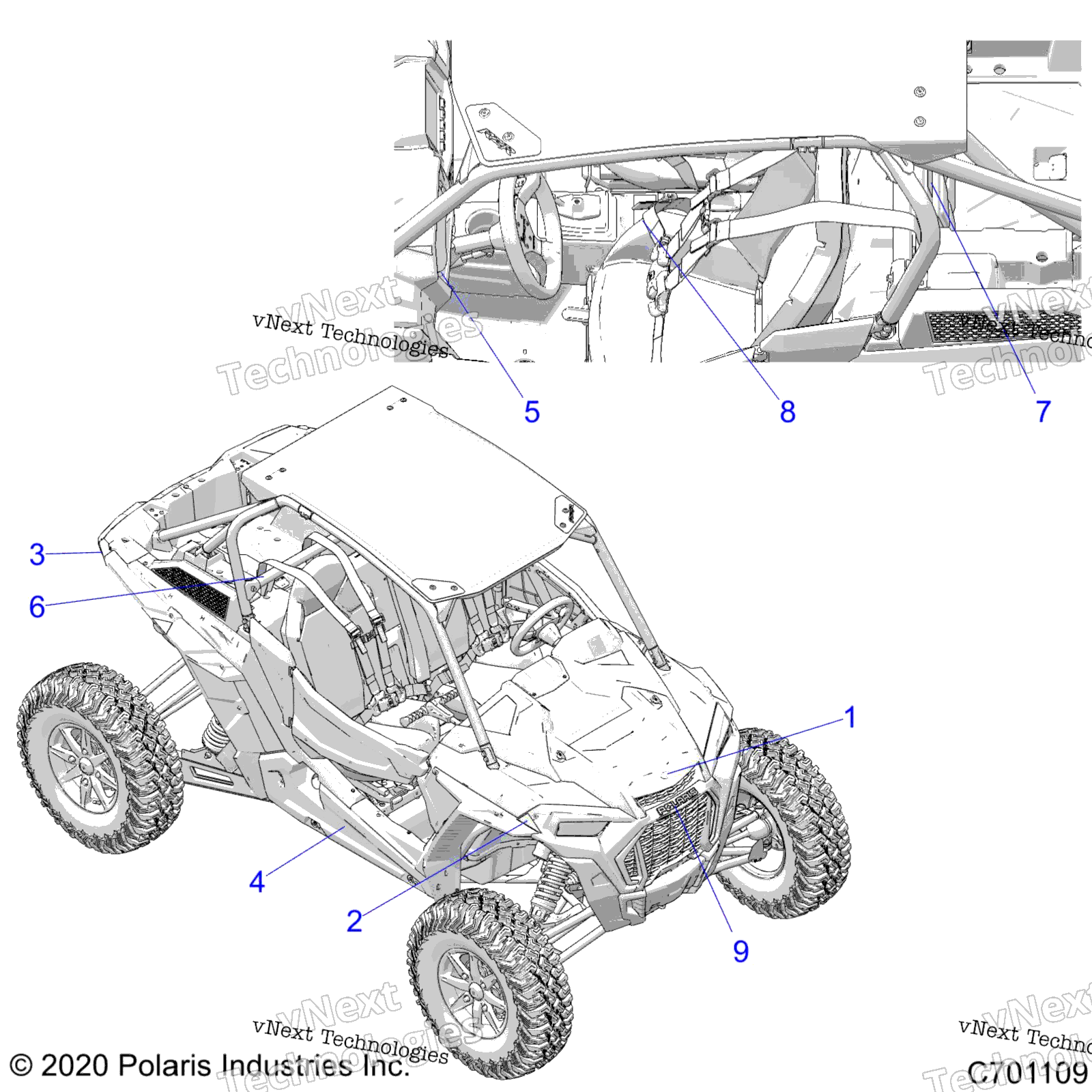 Body, Decals, Standard Z20pal92lg / G92lg