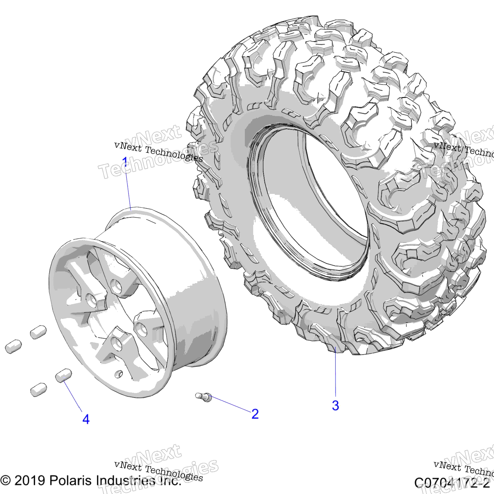 Колёса, передние Z20r4_92Ac/Bc/Ae/Be/Ak/Bk/Ar/Br/Ah/Bh/At/Bt/Le/Lt/Lc