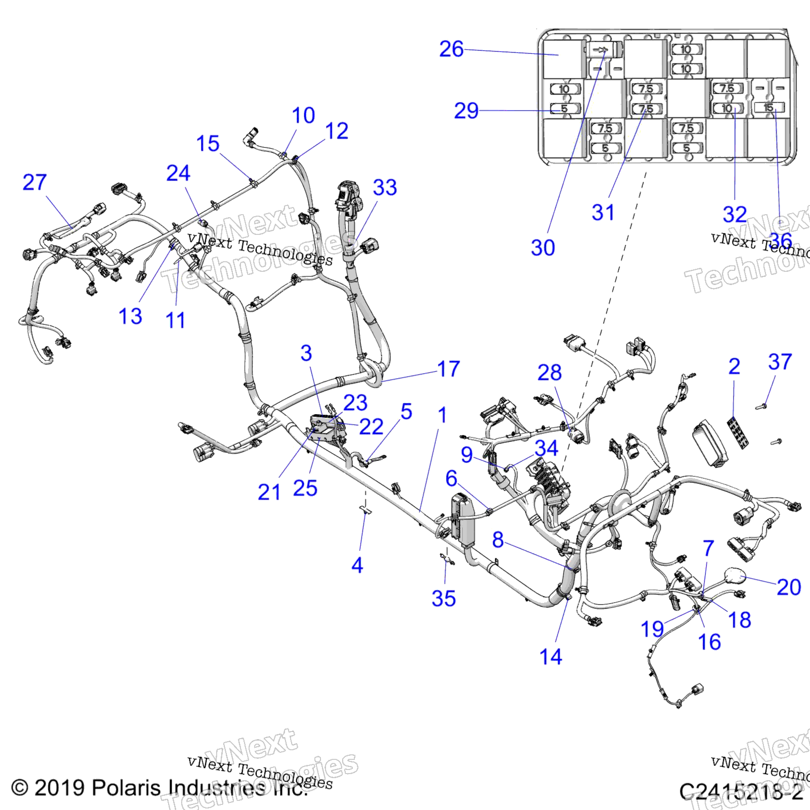 Electrical, провод Harness, Chassis Z20rad92lc