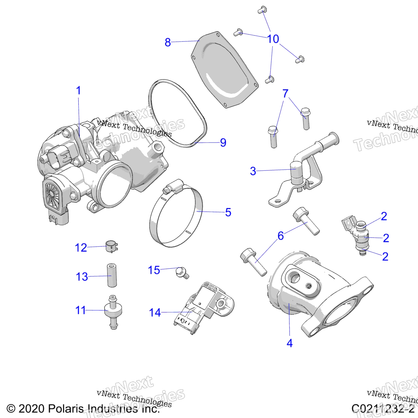 Двигатель, дроссельный узел & Fuel Rail A22sej57a1/A3/A5