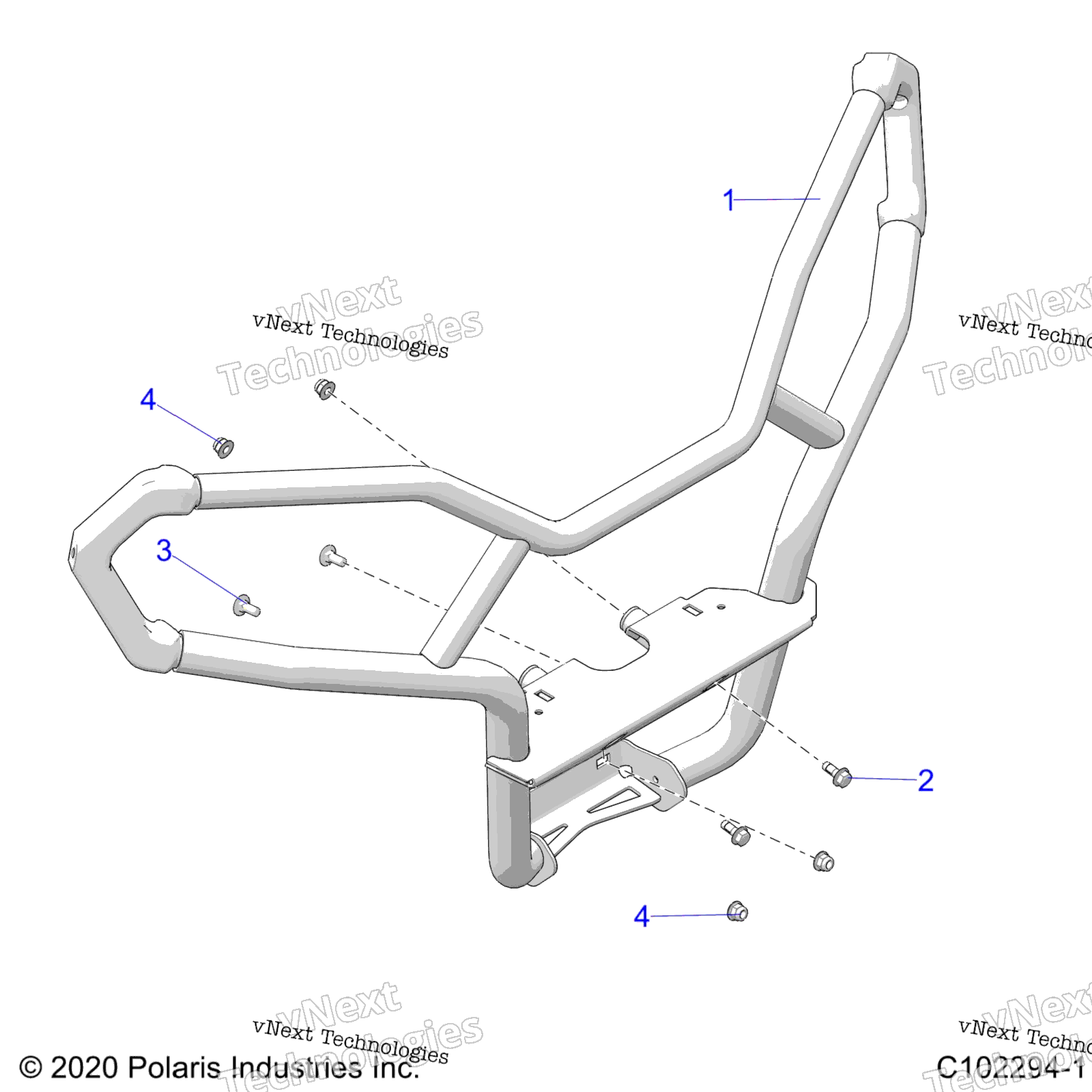 Body, передний Bumper, Trail