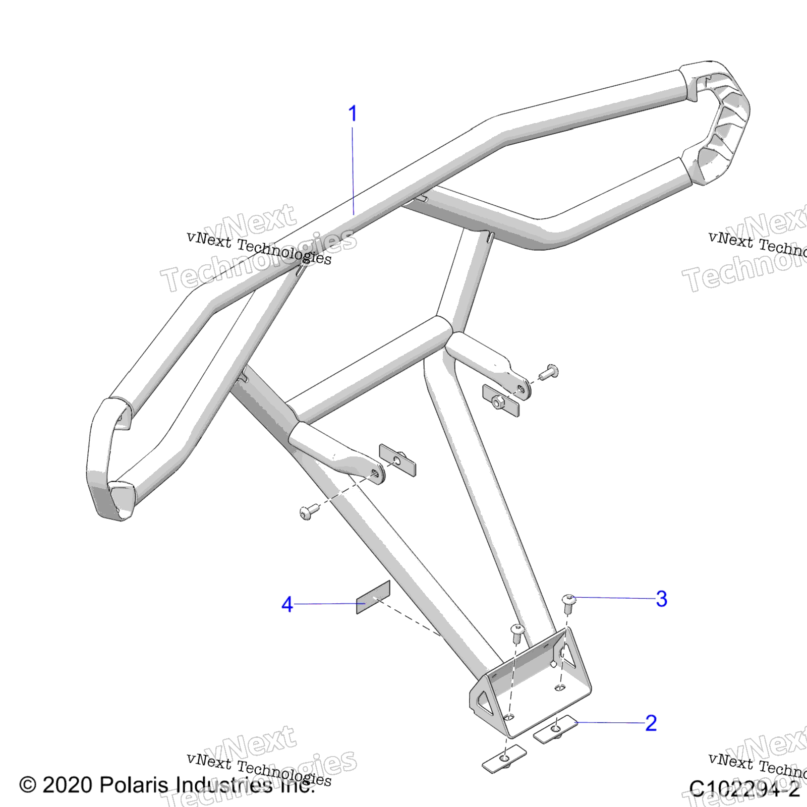 Body, задний Bumper, Trail