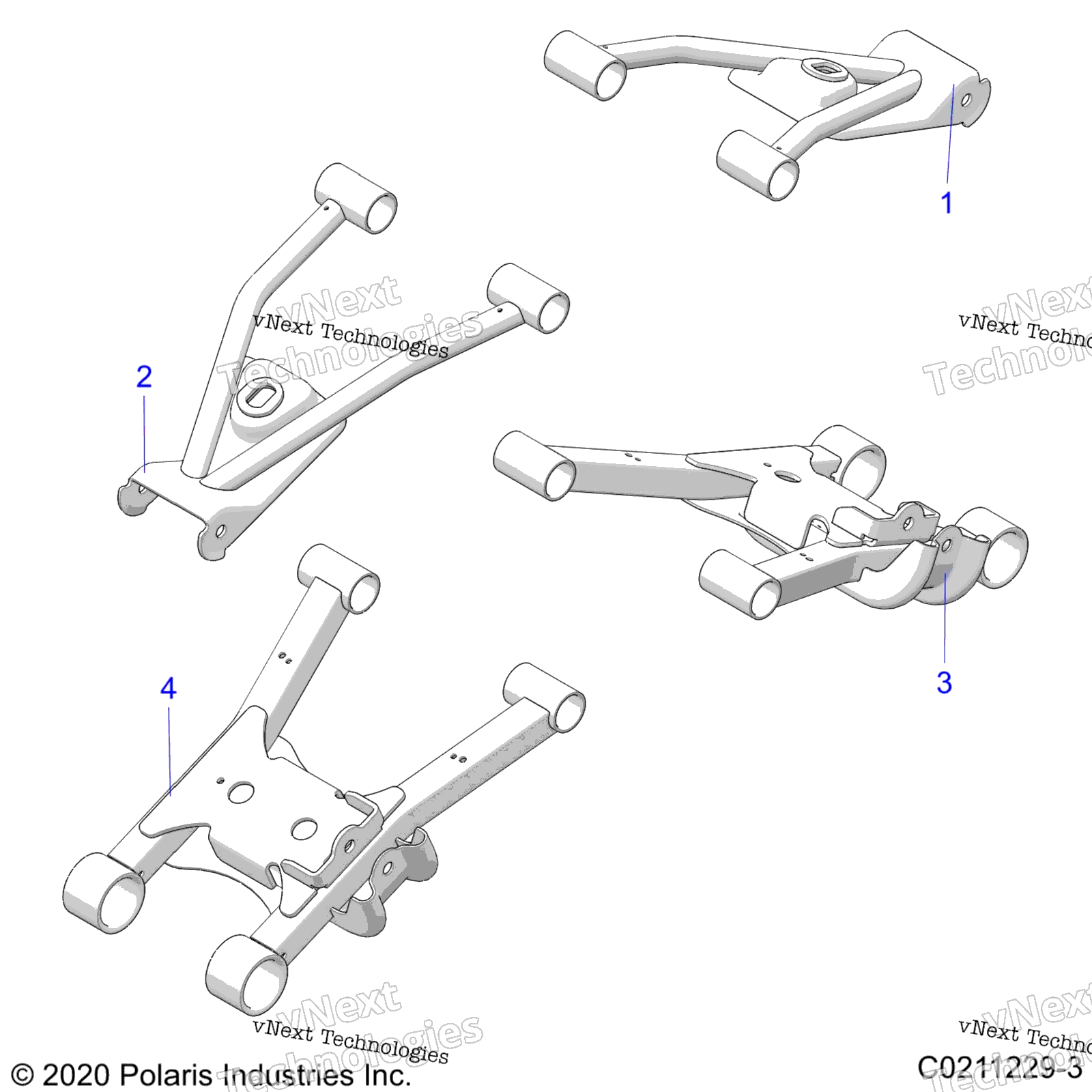 Подвеска, задняя Control Arms