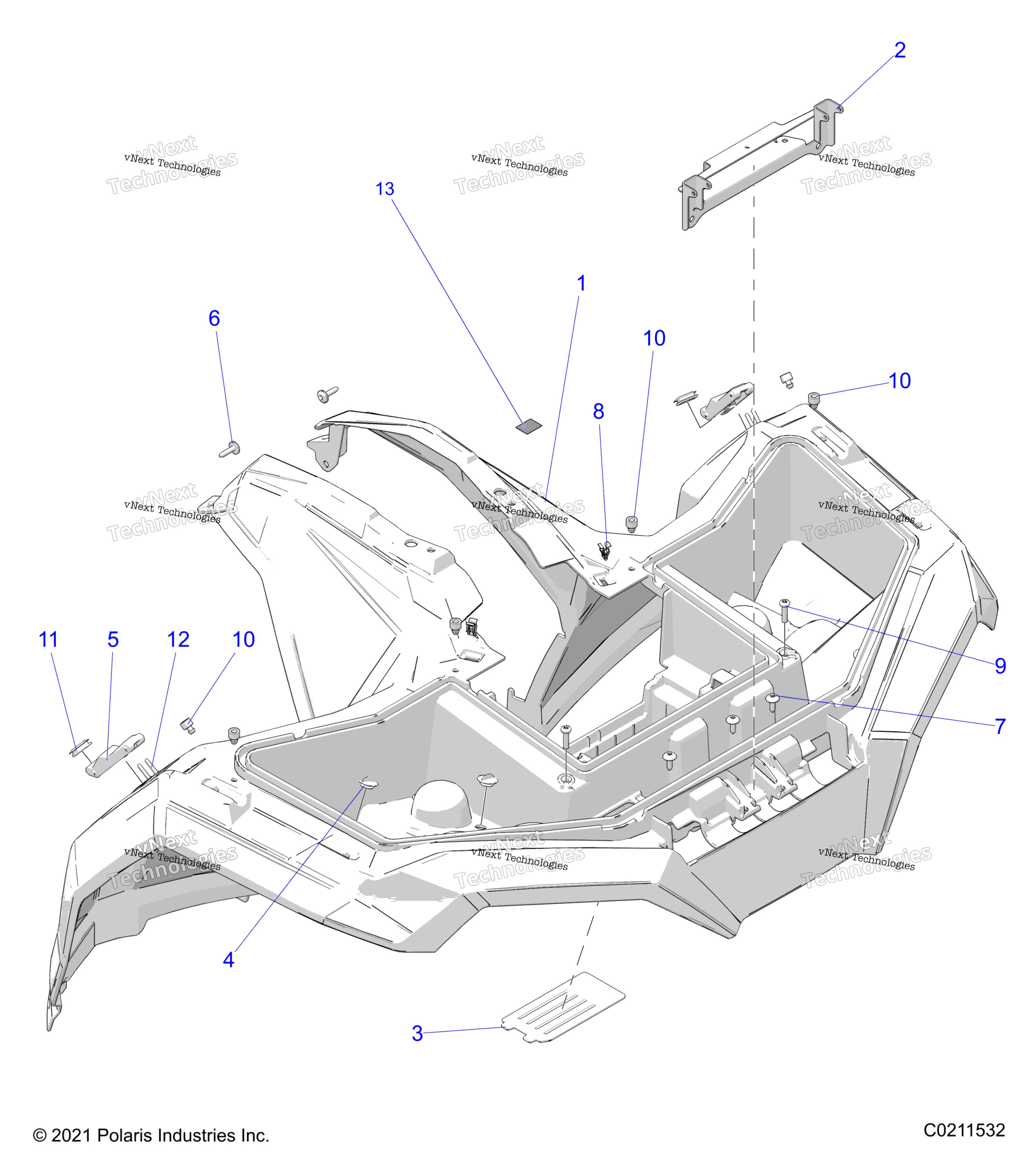 Body, передний Cab