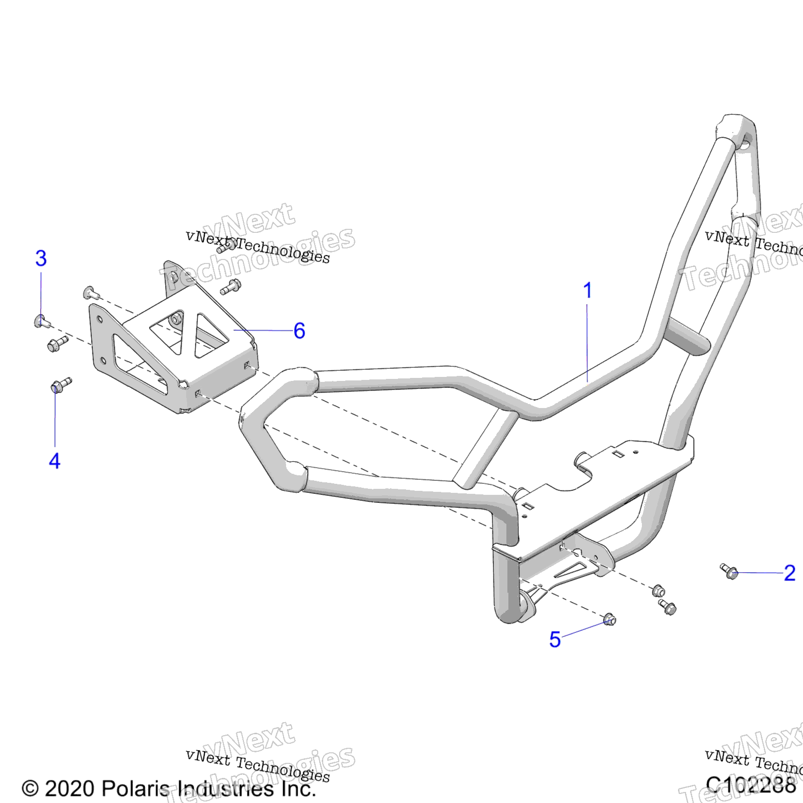 Body, передний Bumper, Trail