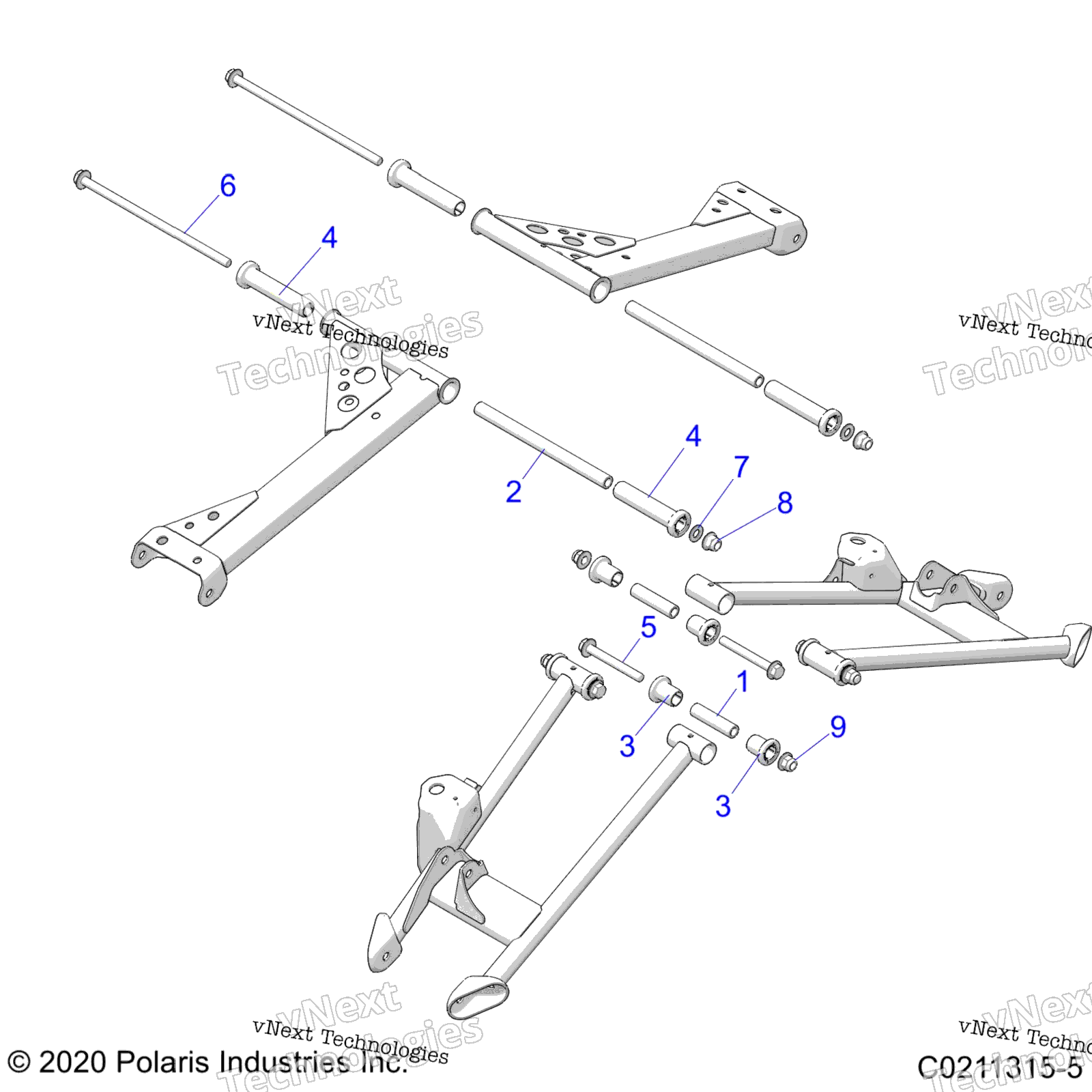 Подвеска, задняя Control Arm Mounting