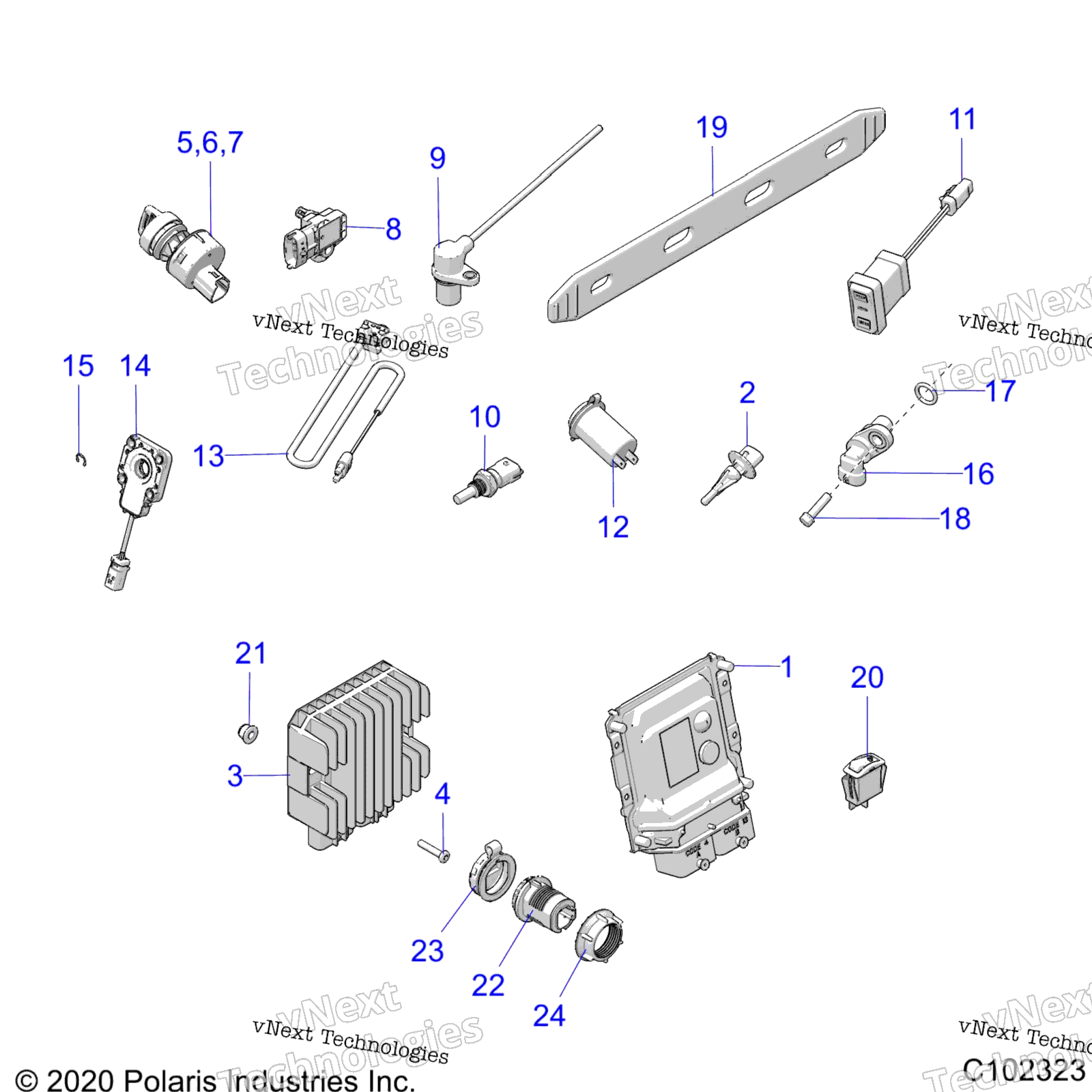 Electrical, Switches, Sensors, Ecu & управление Modules