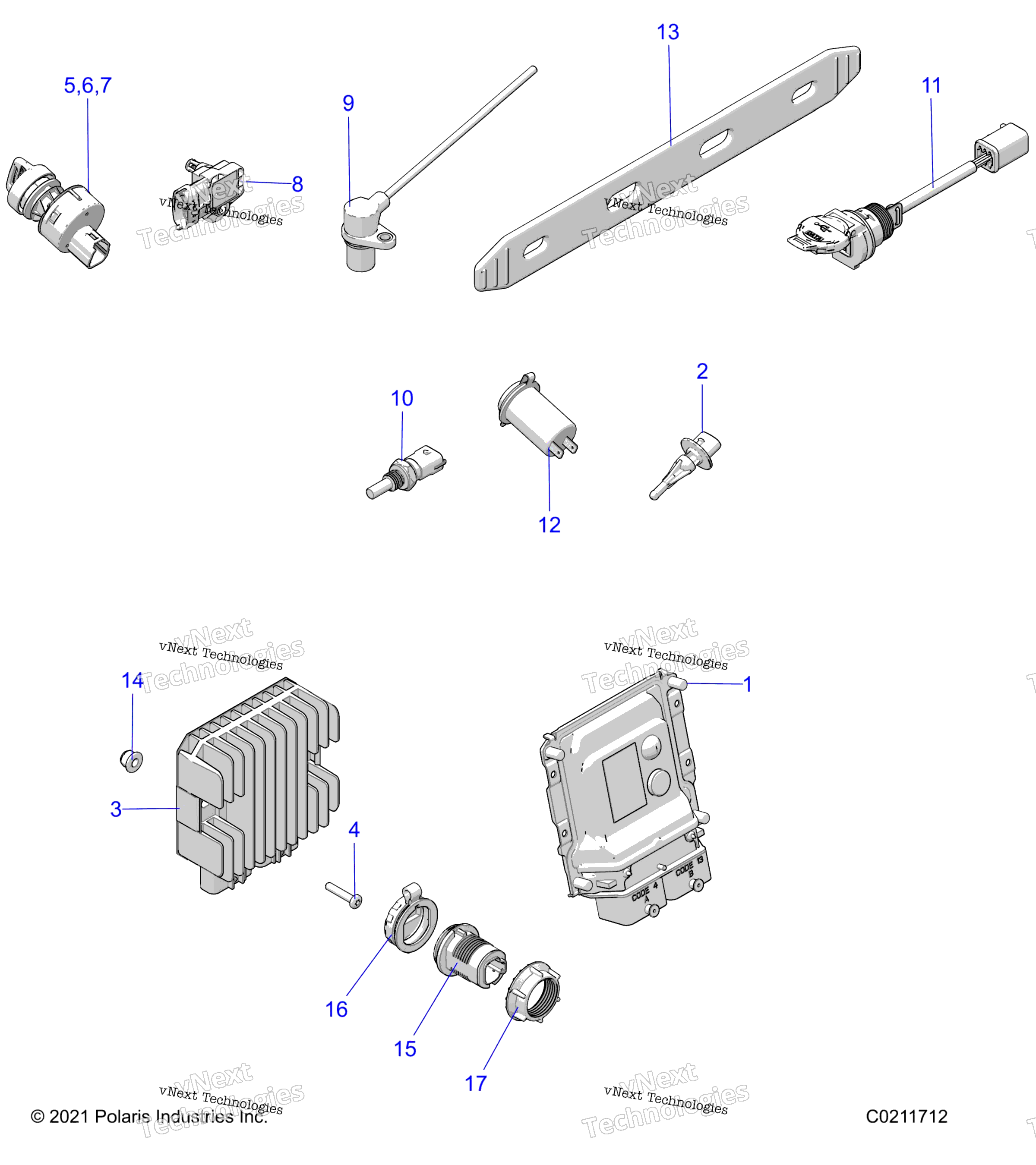 Electrical, Switches, Sensors, Ecu & управление Modules