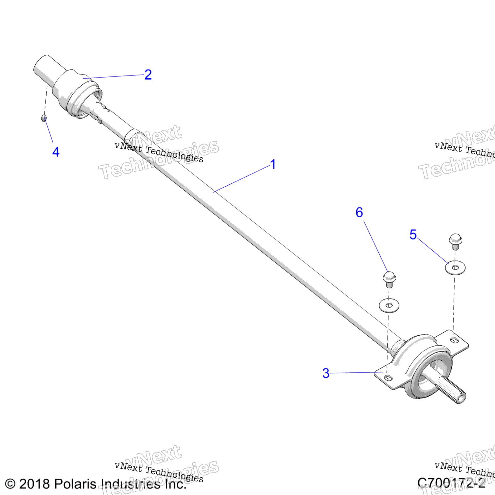 Привод Train, Rear Prop Shaft