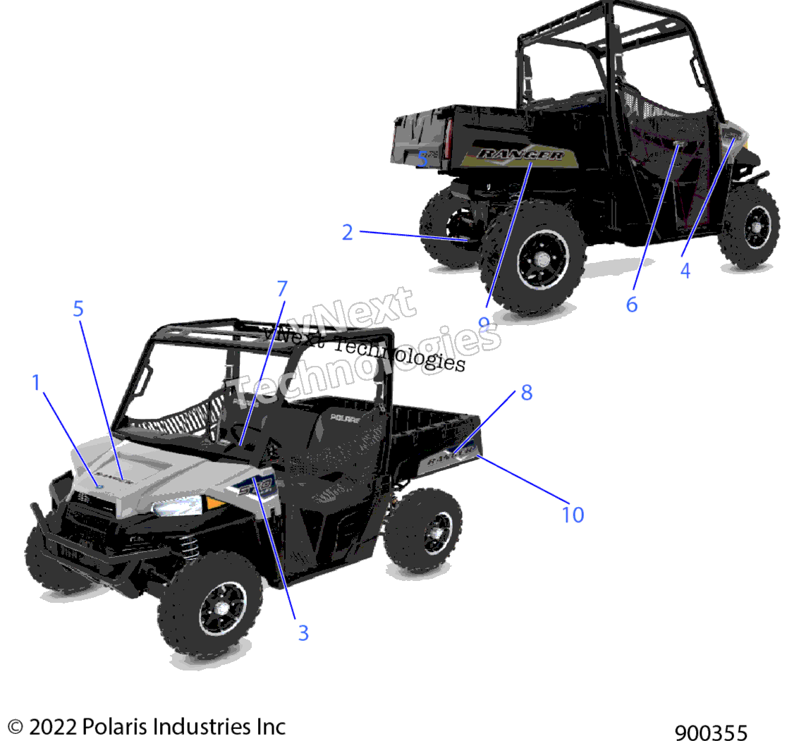 Body, Decals, Graphic R22maa57f1 / Sf1 / F9 / C1 / C9 / Ck