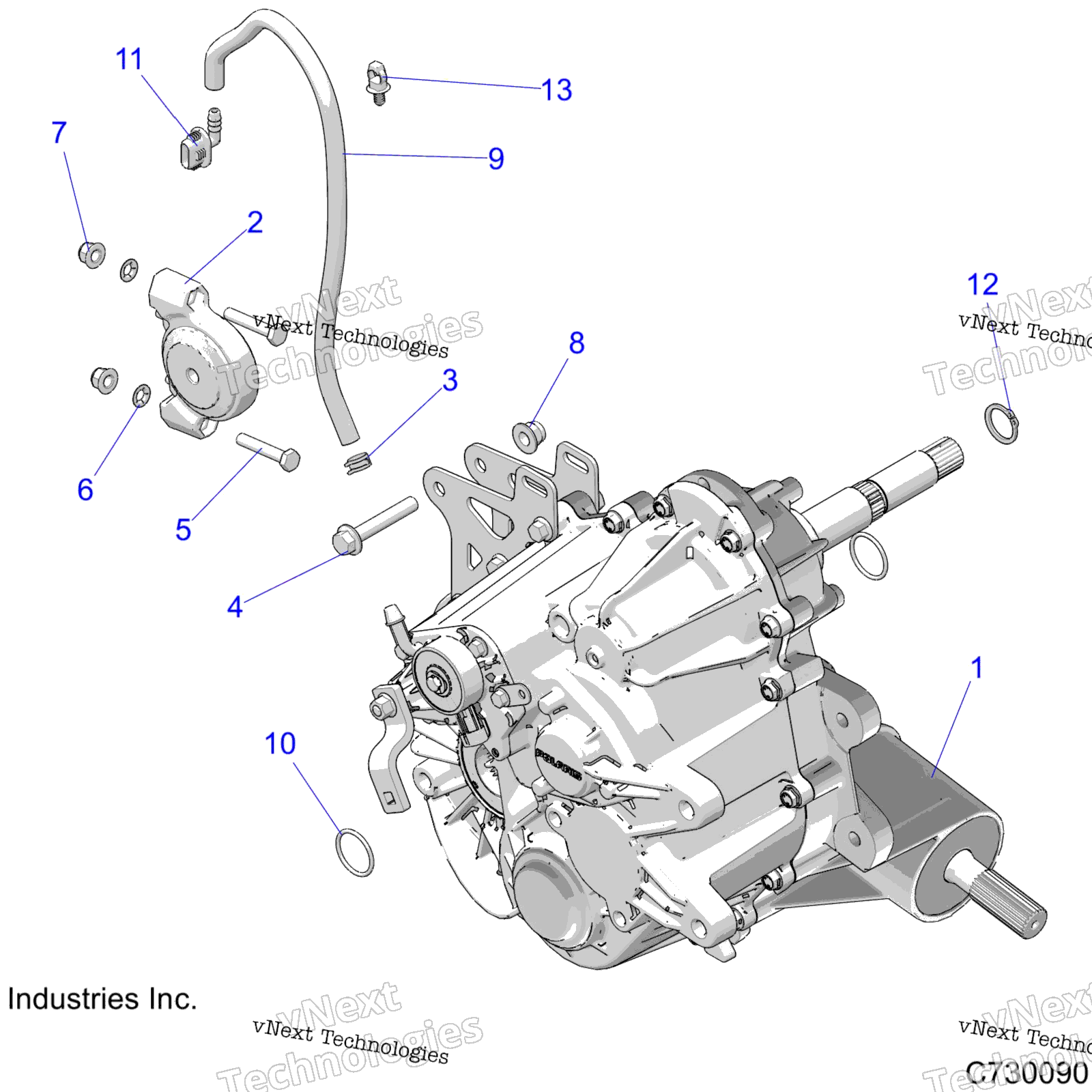 Трансмиссия, главный редуктор Mounting R22maa57f1/Sf1/F9/C1/C9/Ck