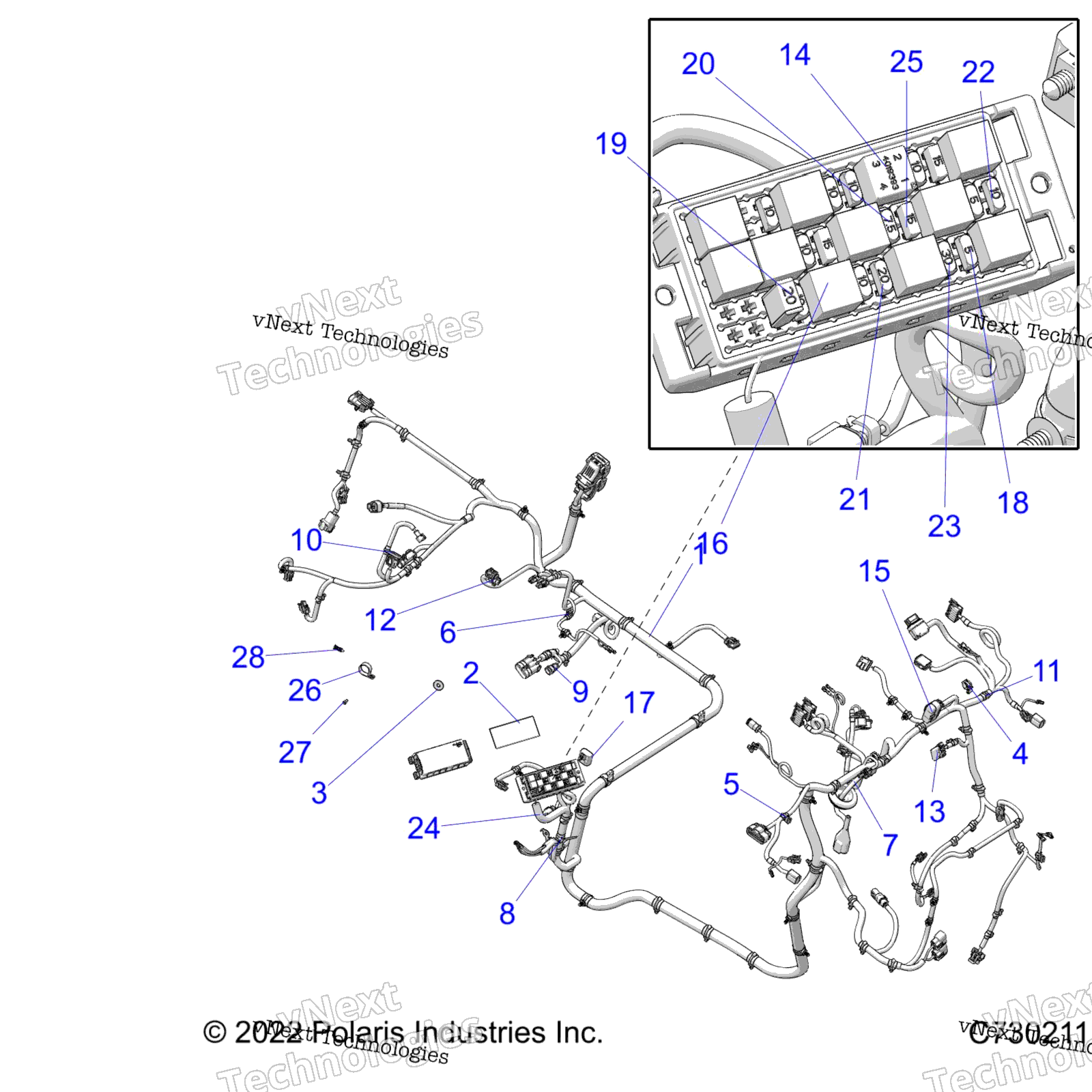 Электрооборудование, жгут проводов R22maa57f1/Sf1/F9/C1/C9/Ck