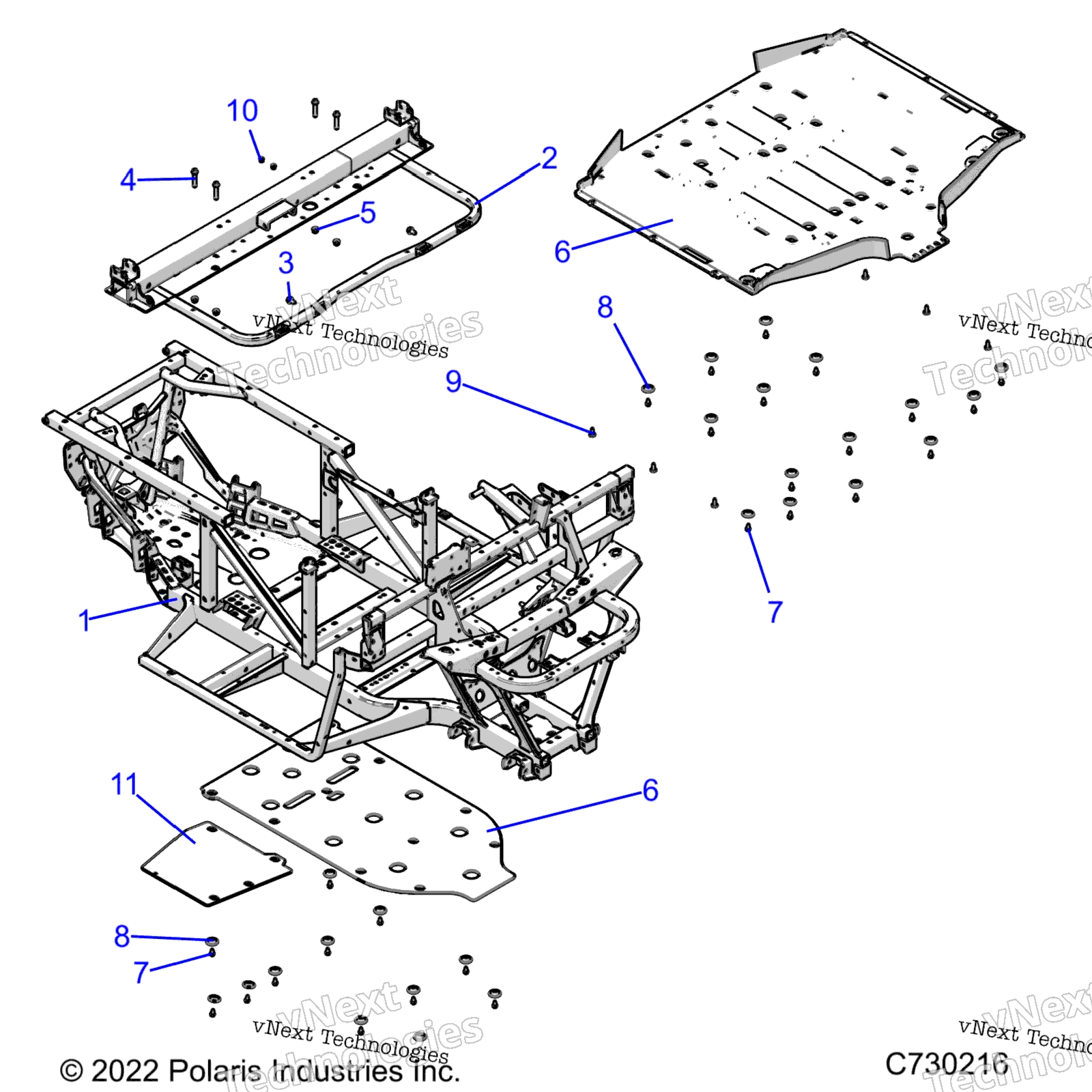Chassis, рама R22maa57f1 / Sf1 / F9 / C1 / C9 / Ck