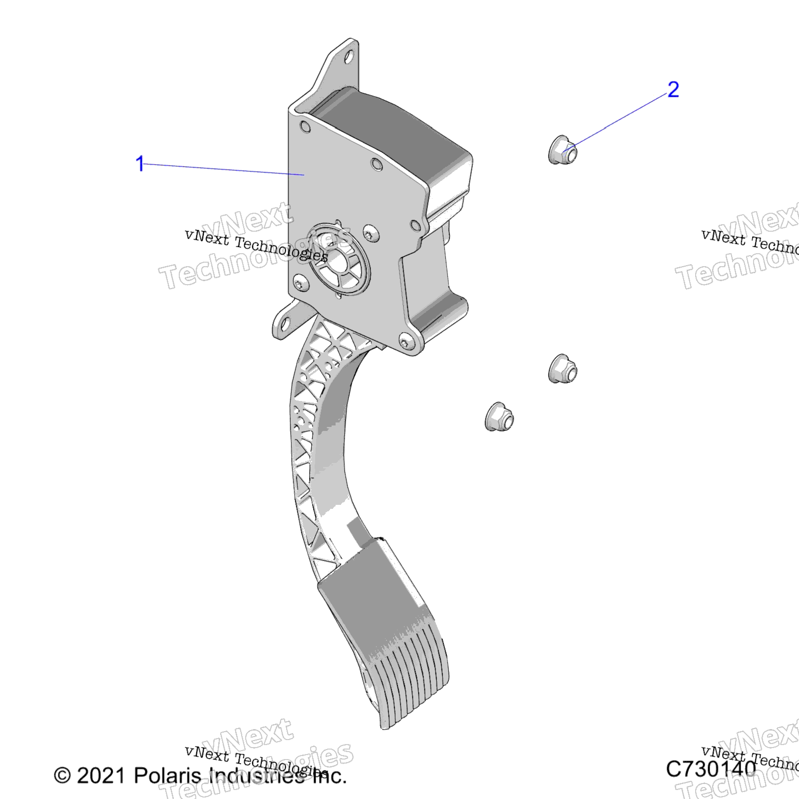 Engine, Throttle Pedal R22maa57f1 / Sf1 / F9 / C1 / C9 / Ck