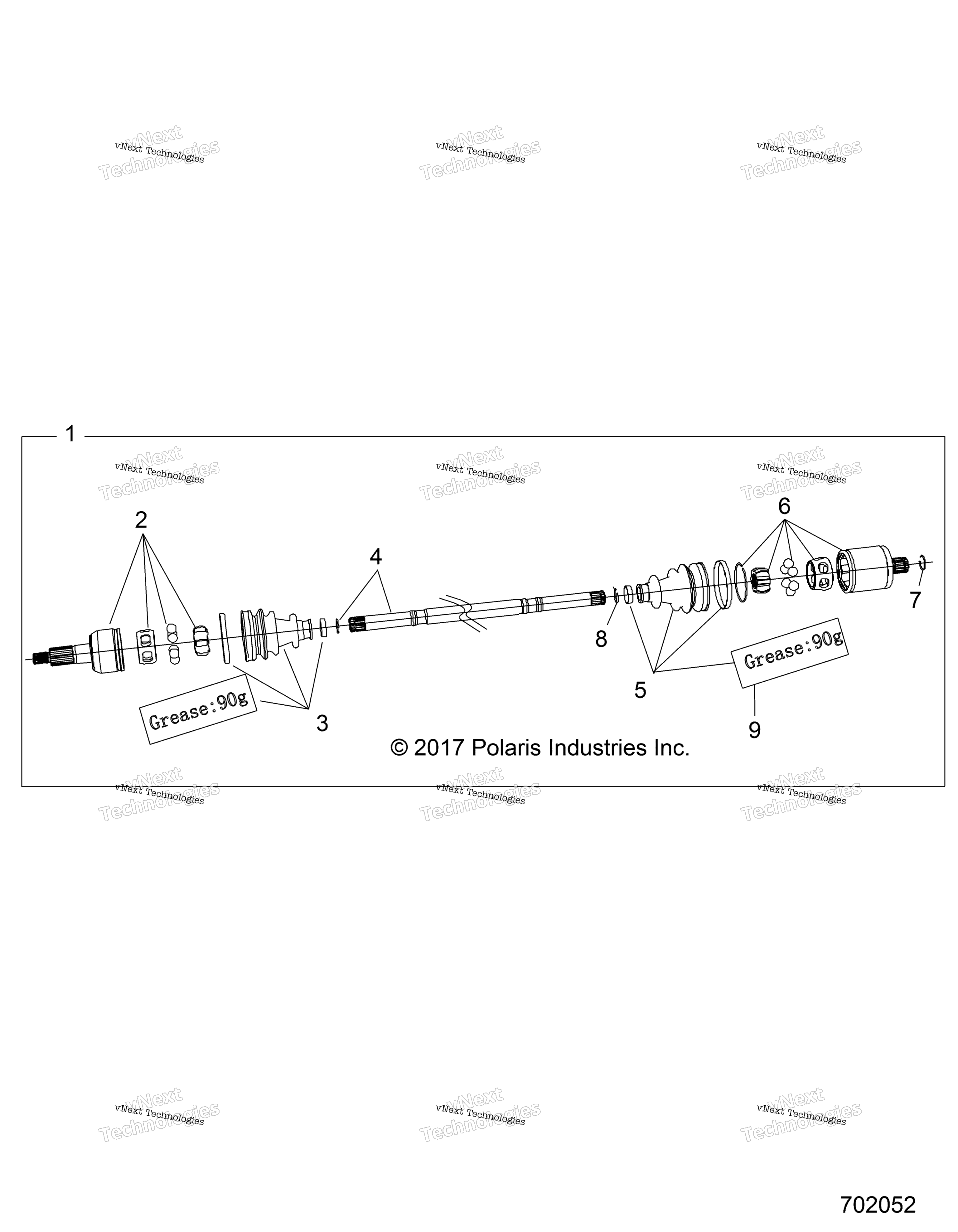 Трансмиссия, задняя полуось