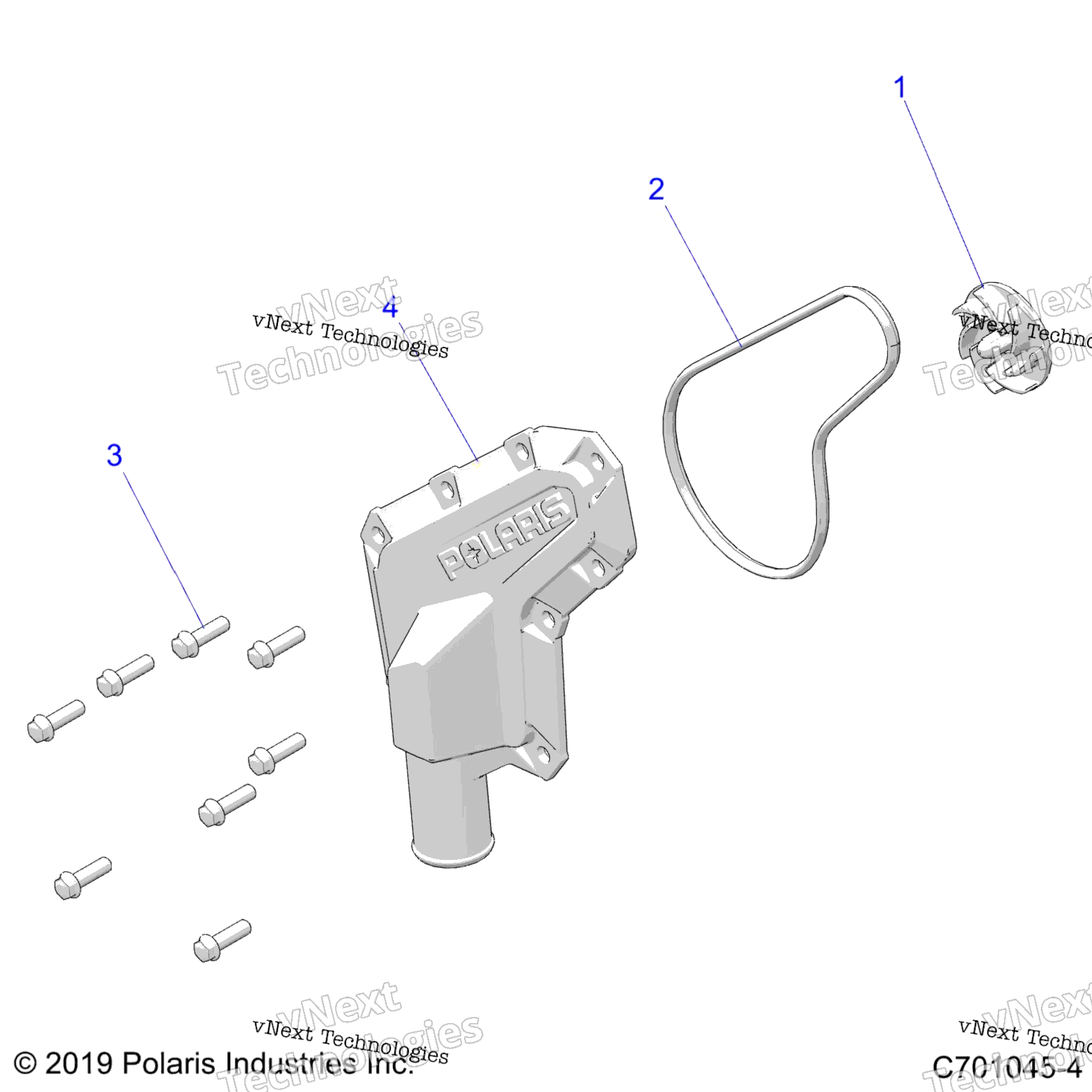 Engine, Waterpump Impeller и крышка