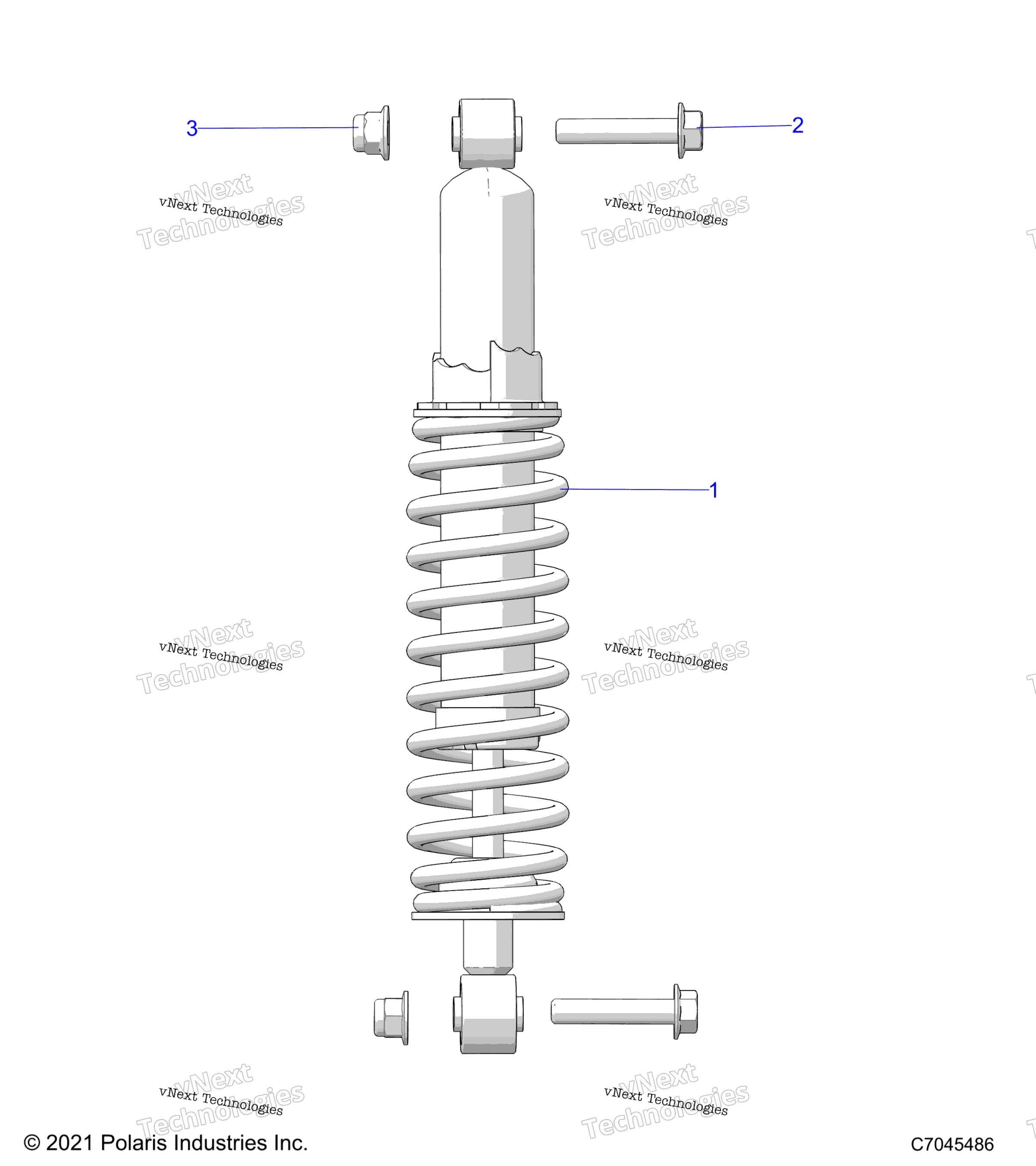 Suspension, Shock, задний