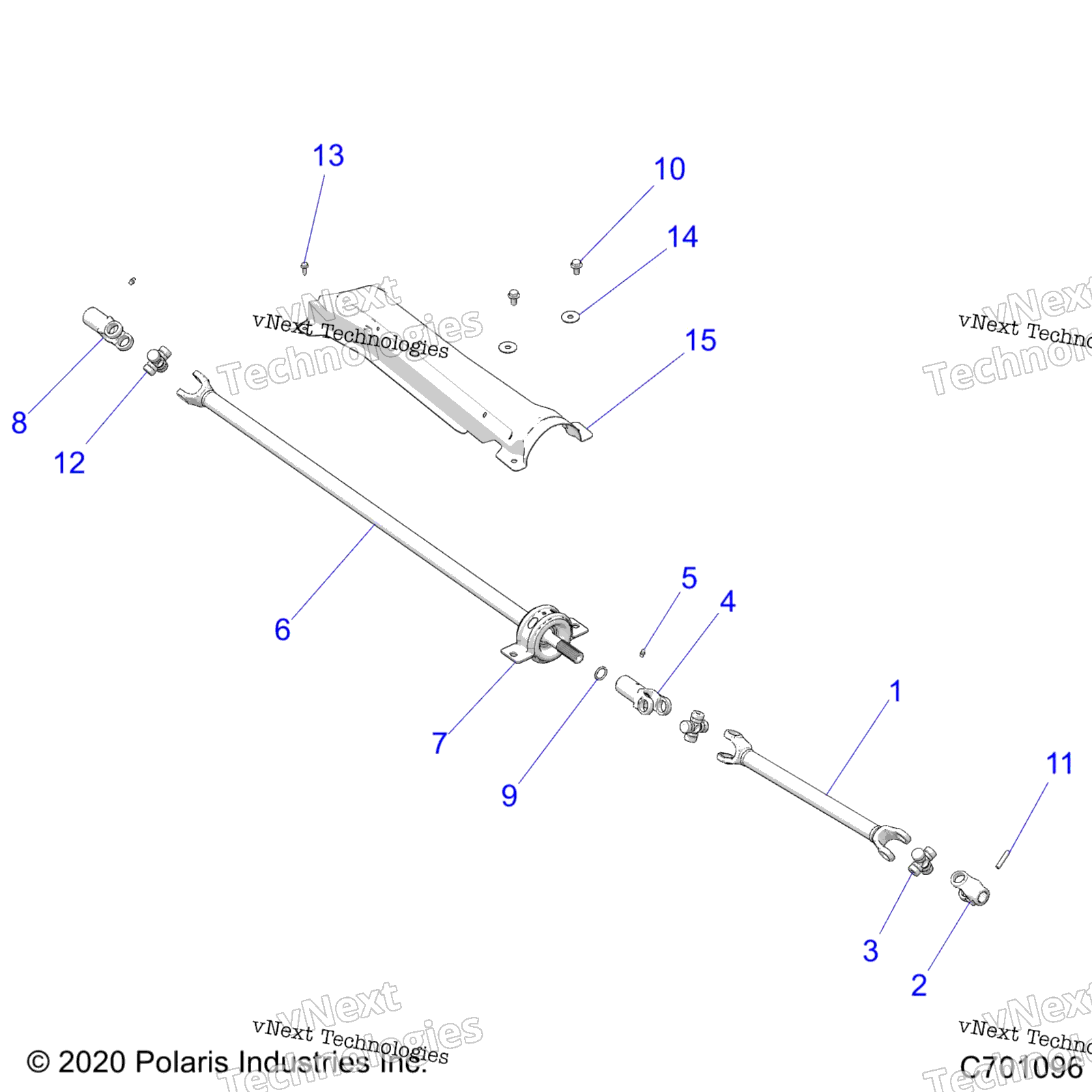 Привод Train, Prop Shafts