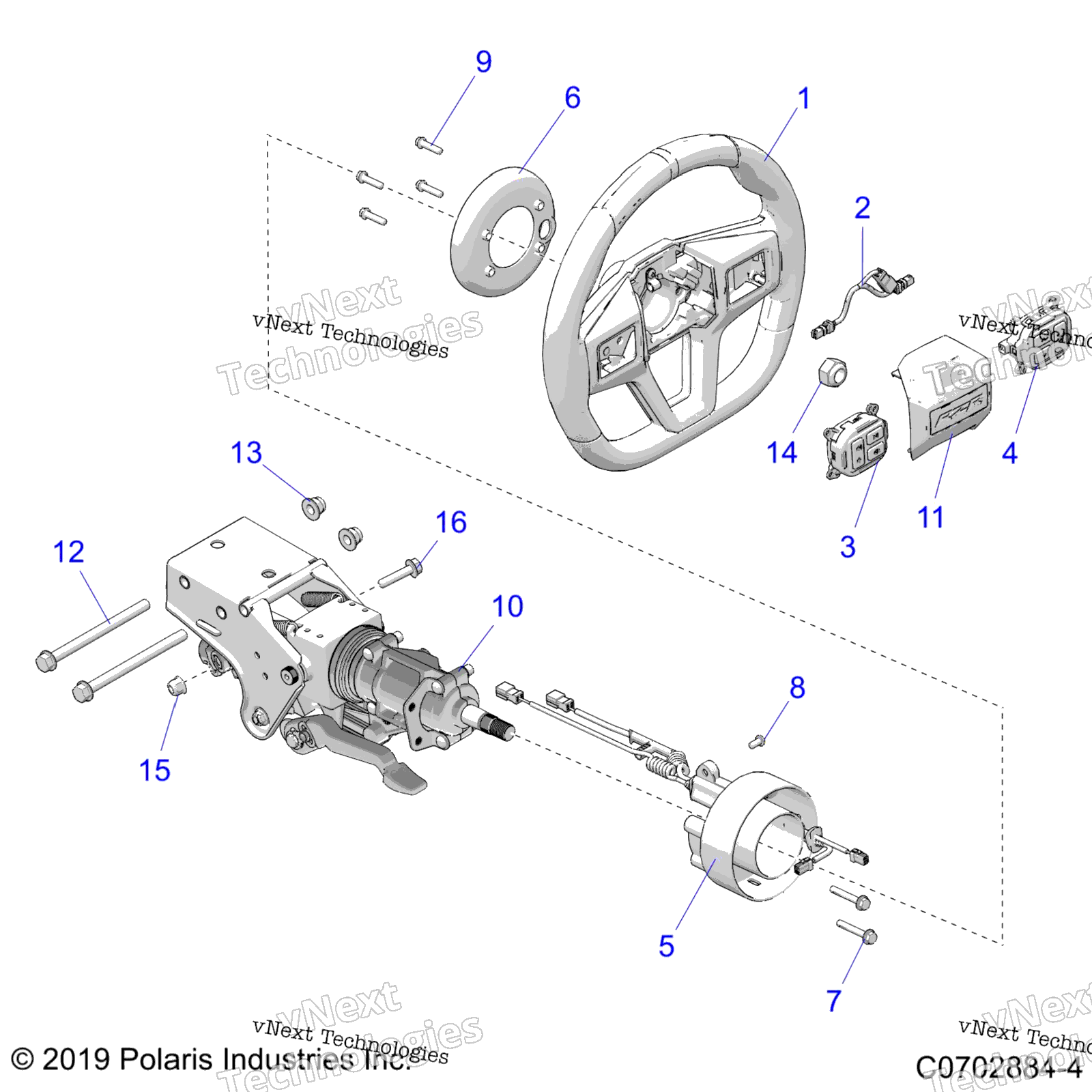 Steering, Upper, Premium / Ultimate