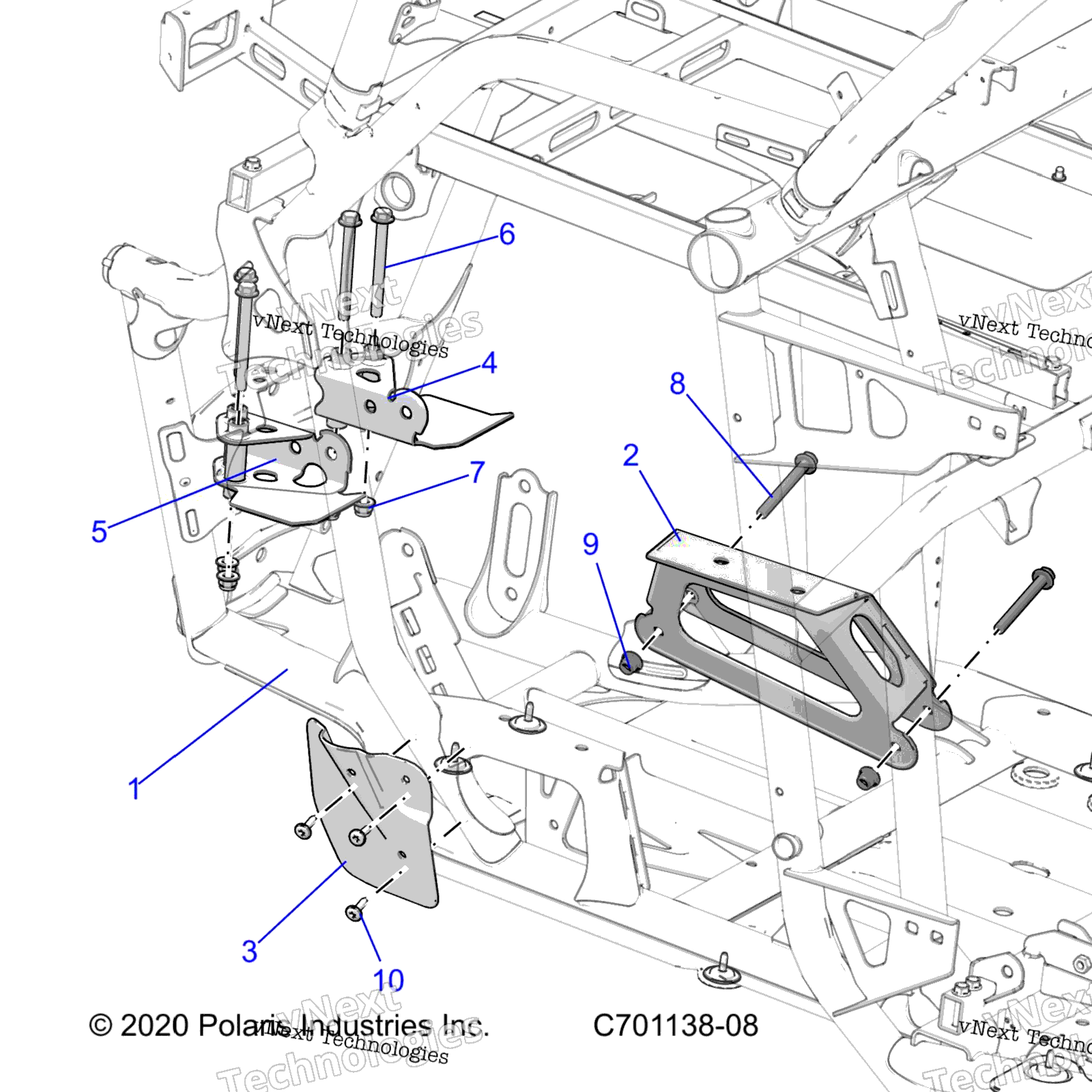 Chassis, двигатель и задний Driveline крепление Z22rml2kal / Ap / Bk / Bl / Bp / Bt
