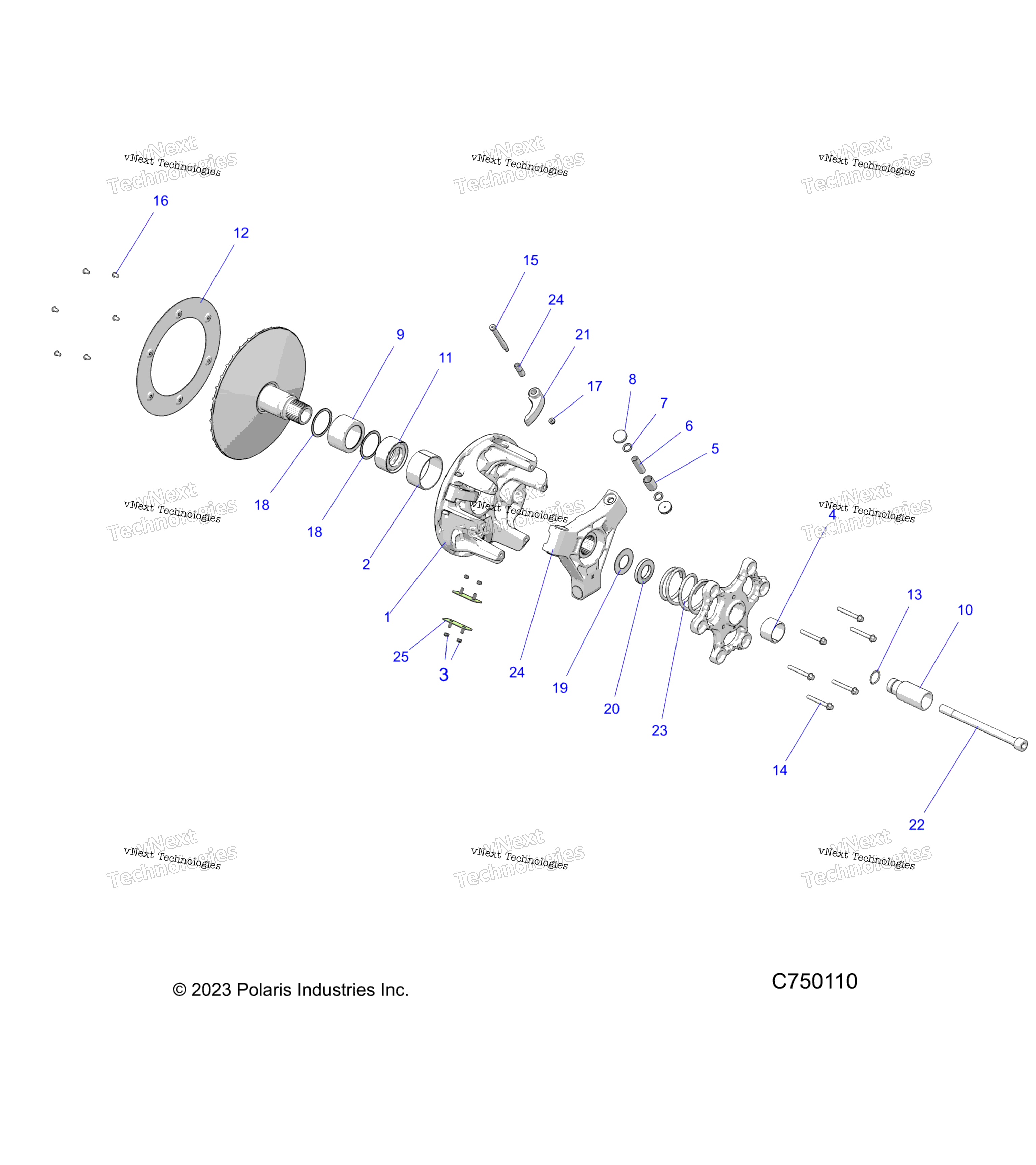 Трансмиссия, первичное сцепление Z22rml2kal/Ap/Bk/Bl/Bp/Bt