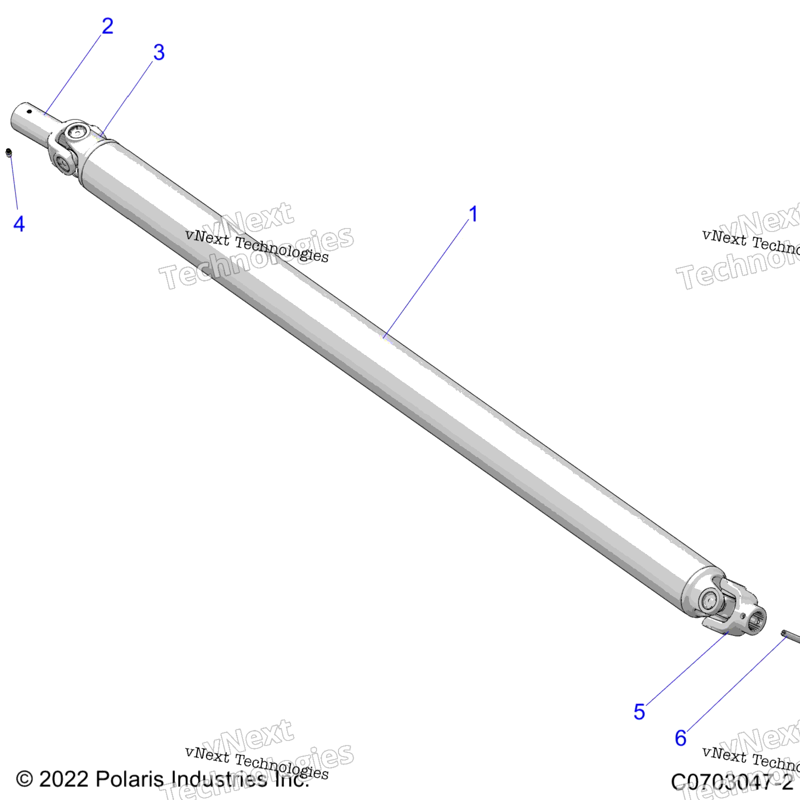 Привод Train, Prop Shaft,Front Z22rml2kal/Ap/Bk/Bl/Bp/Bt