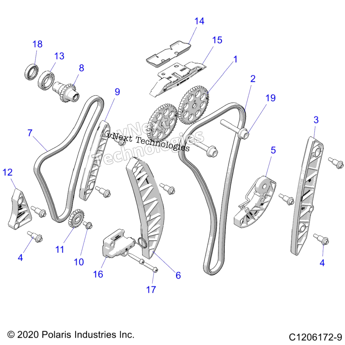 Engine, Timing и масляный цепь Drives Z22rml2kal / Ap / Bk / Bl / Bp / Bt