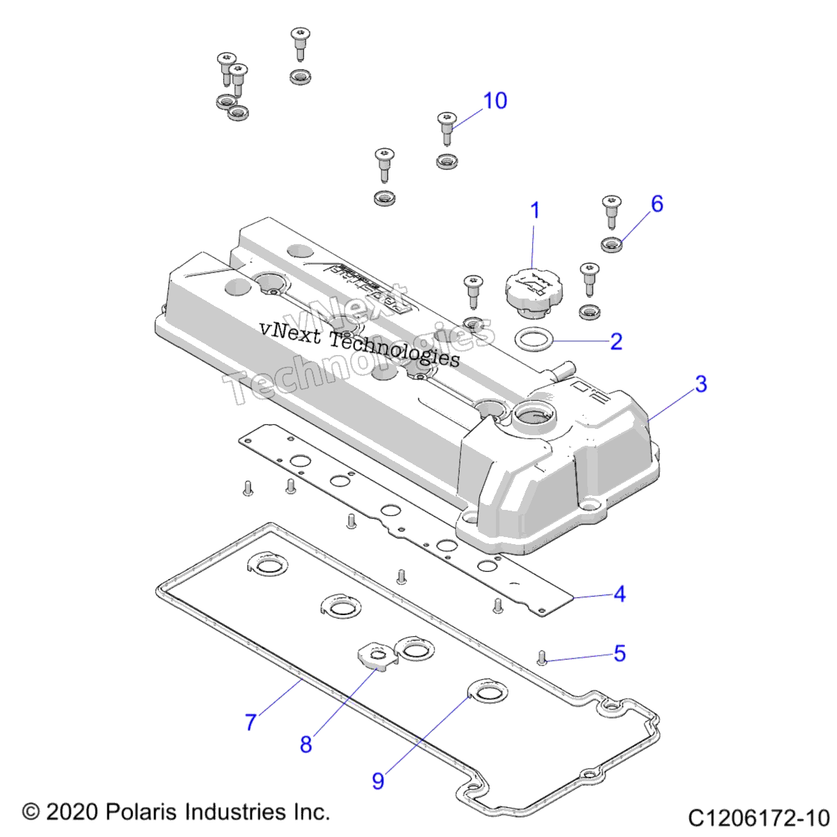 Engine, клапан крышка Z22rml2kal / Ap / Bk / Bl / Bp / Bt