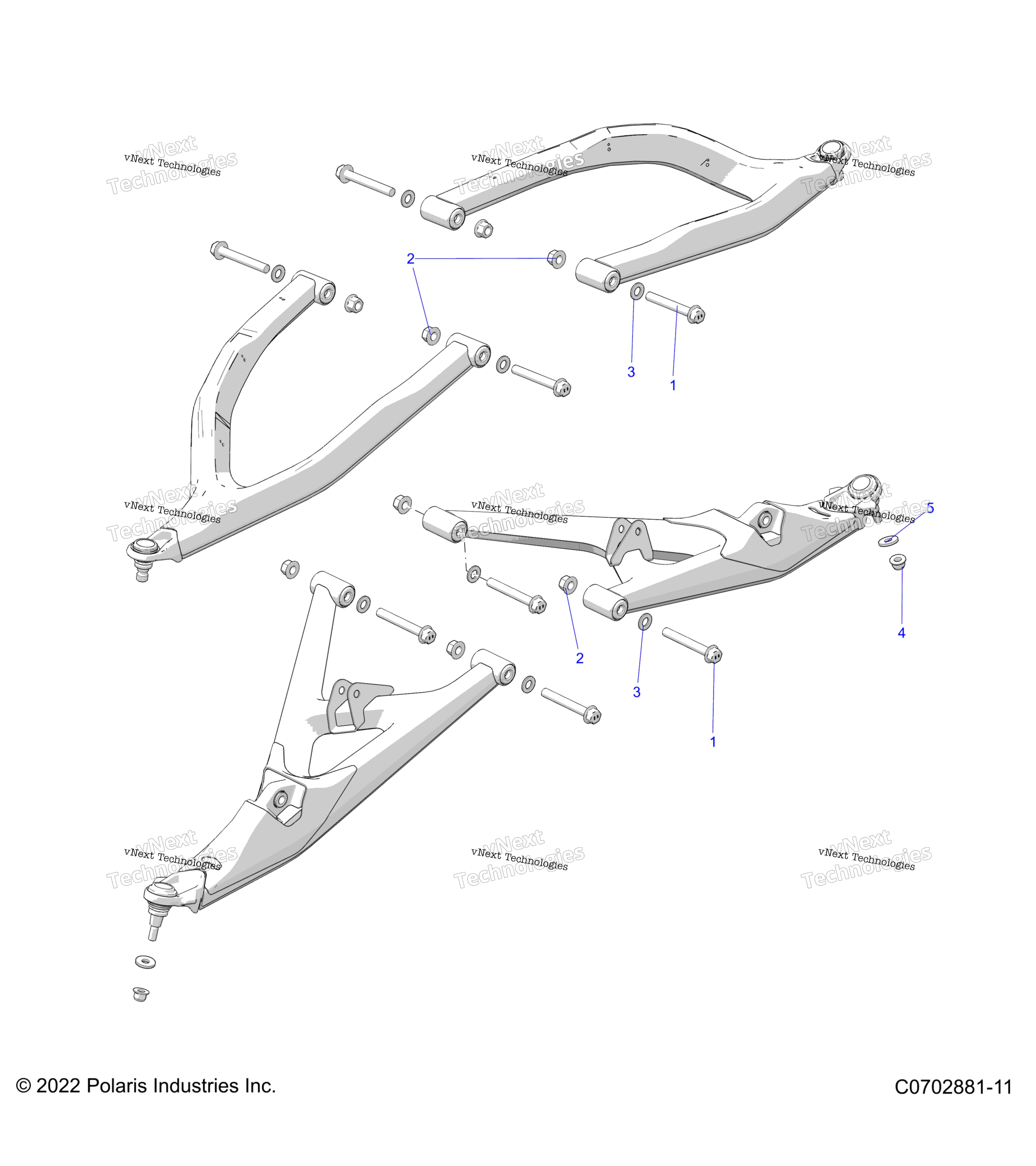 Подвеска, передняя Control Arms Mounting Z22rml2kal/Ap/Bk/Bl/Bp/Bt