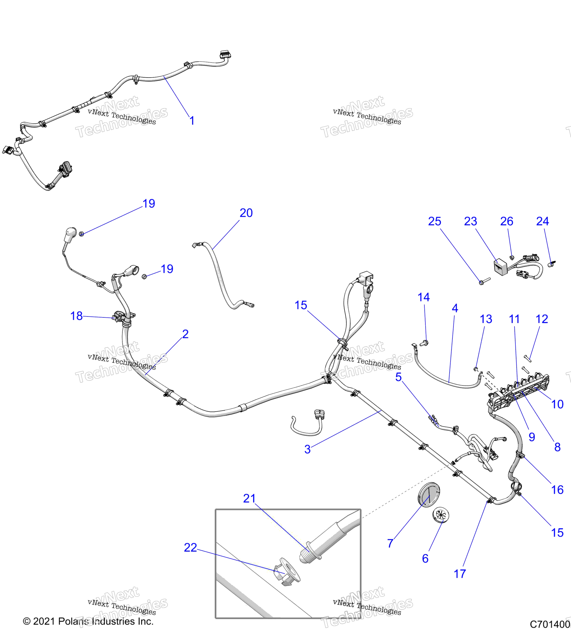 Electrical, Wire Harness, Peripheral Z22rml2kal / Ap / Bk / Bl / Bp / Bt