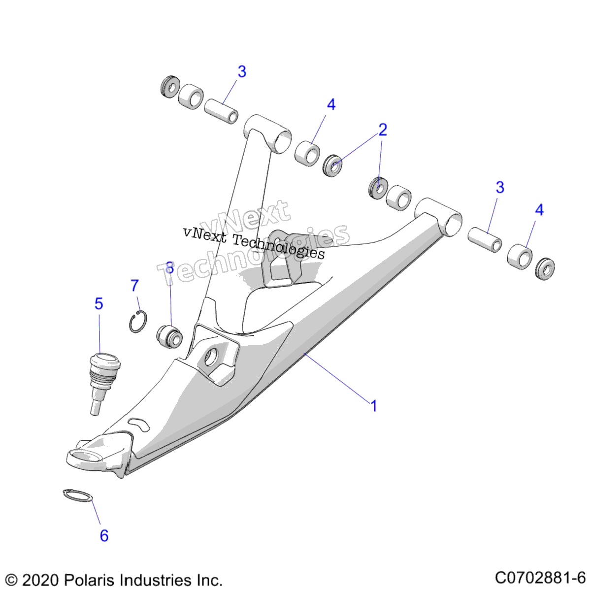 Подвеска, передняя Control Arms Lower Z22rml2kal/Ap/Bk/Bl/Bp/Bt