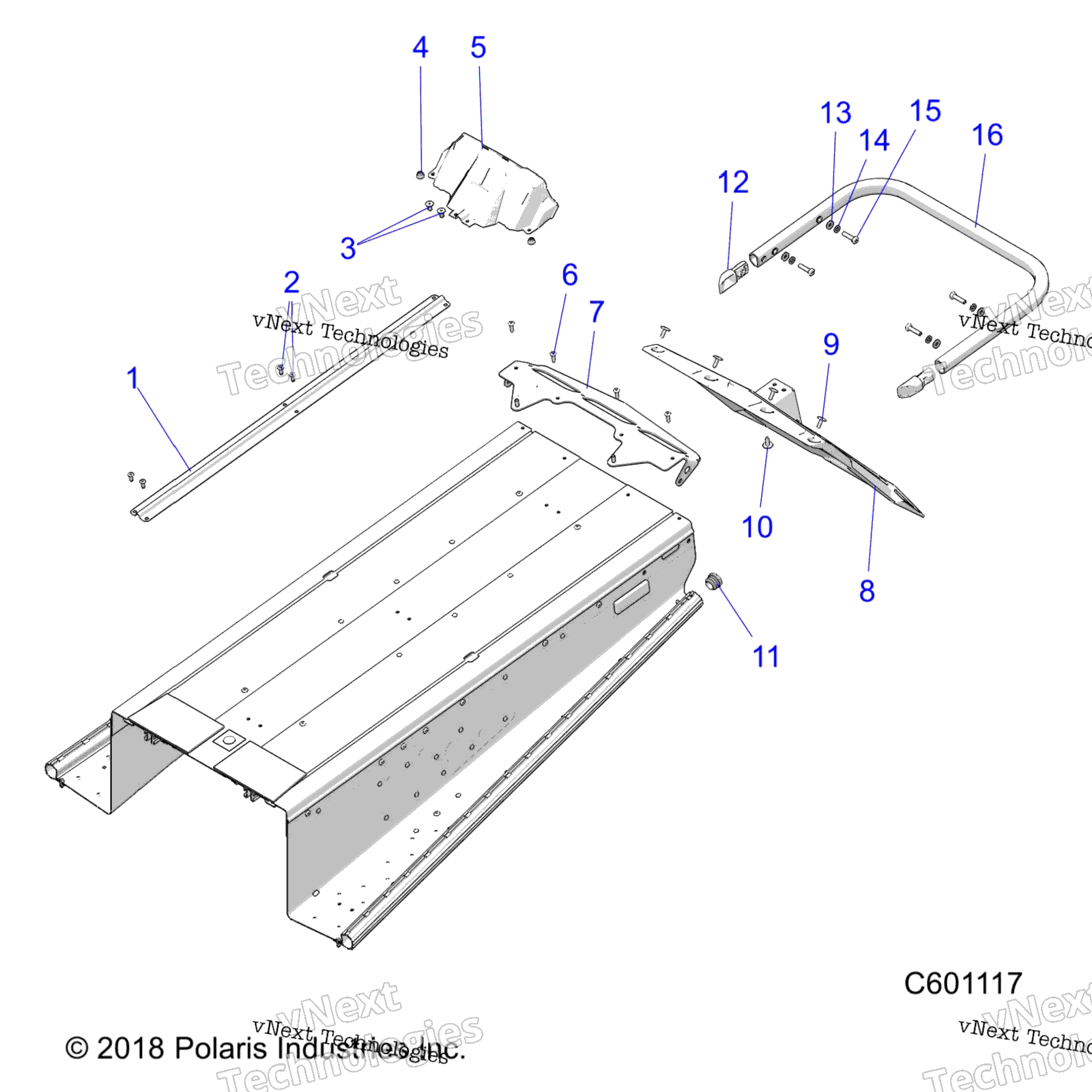 Body, Bumper, Rear, Snowflap & Taillight крышка