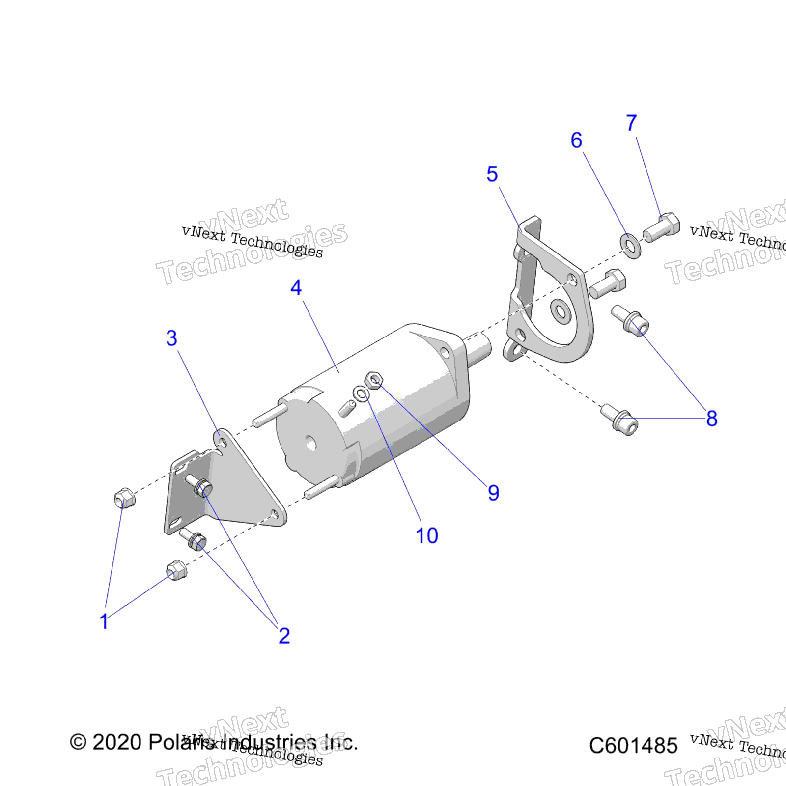 Двигатель, стартер Motor
