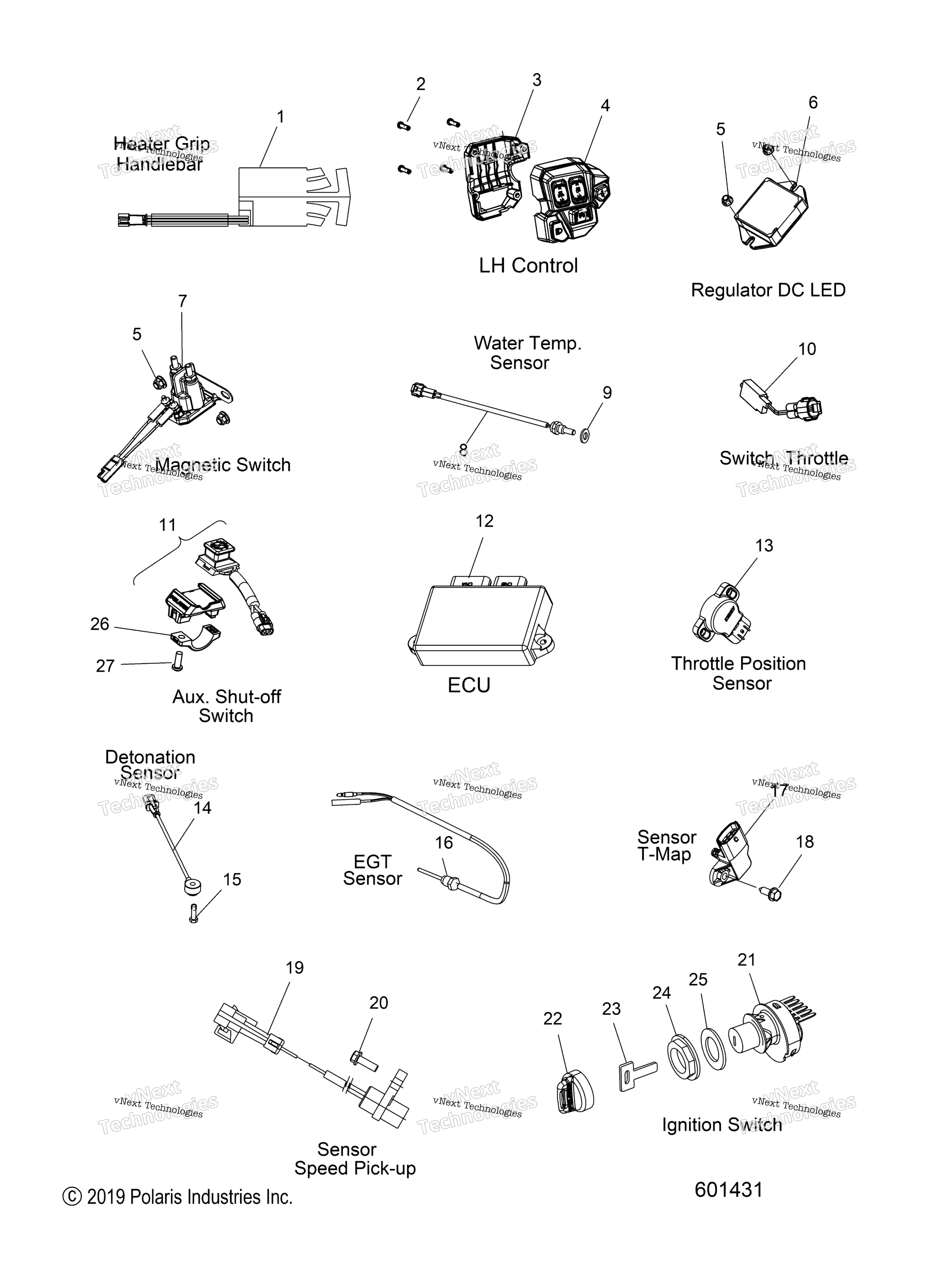 электрооборудование Switches, Sensors & Components