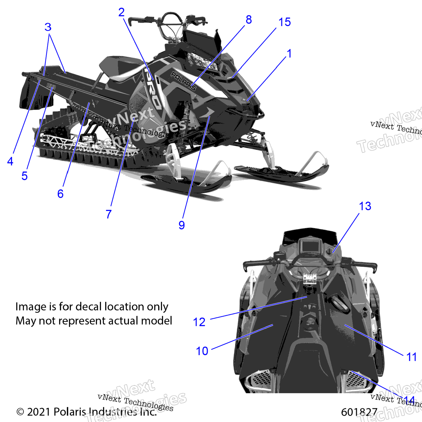 Body, Decal, Black Side панель W / Gray Accent