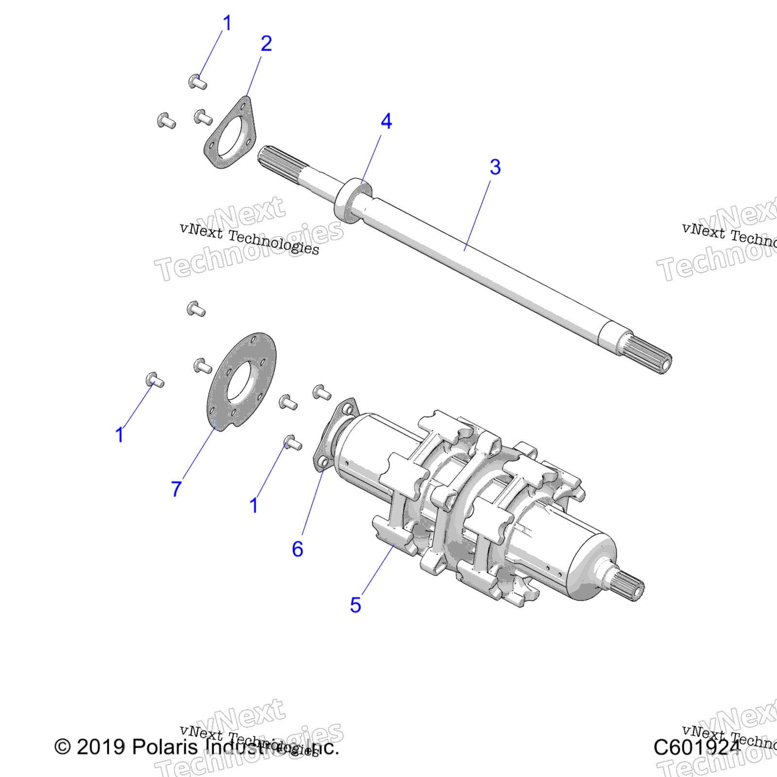 Привод Train, Jackshaft & Driveshaft All Options