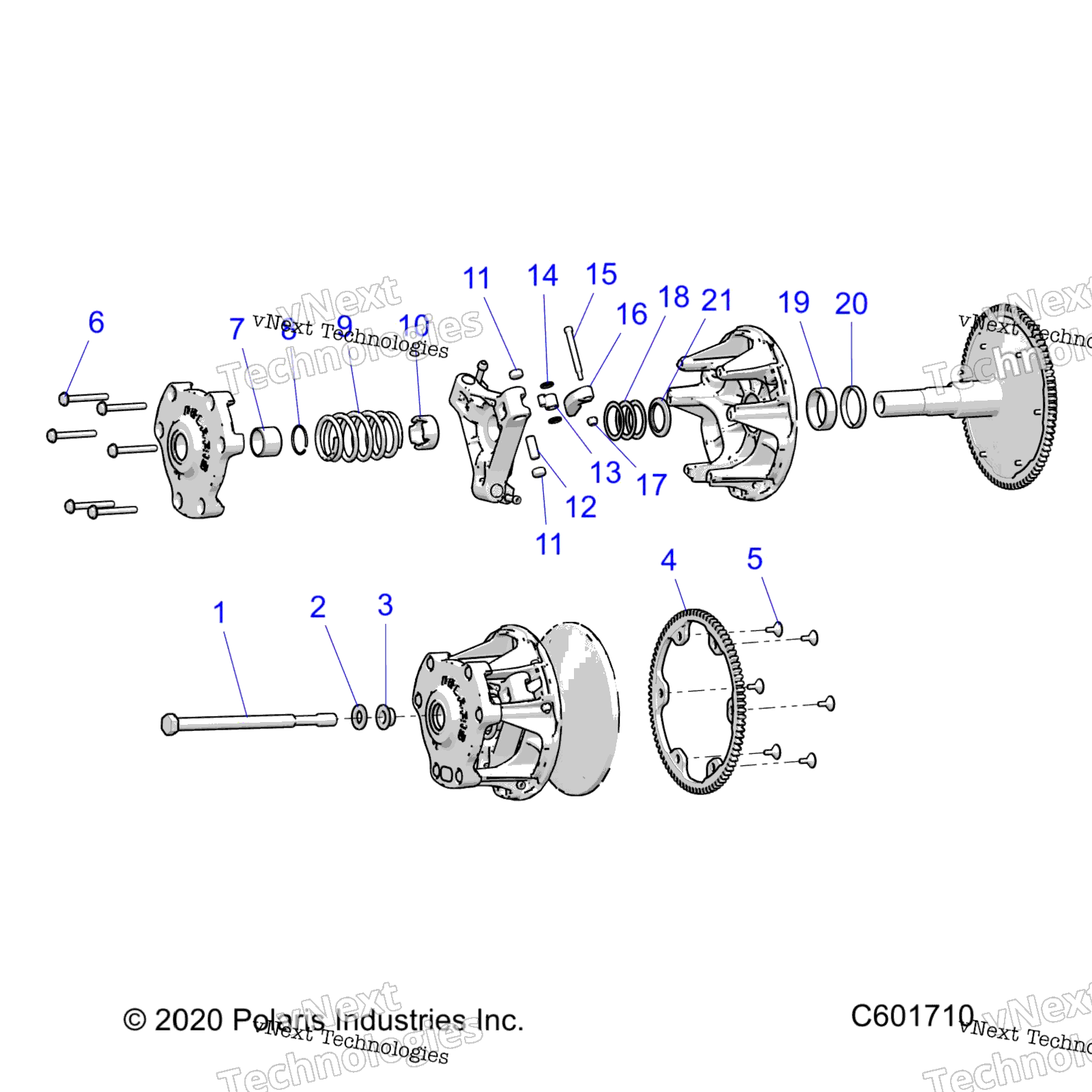 Привод Train, Clutch, Primary