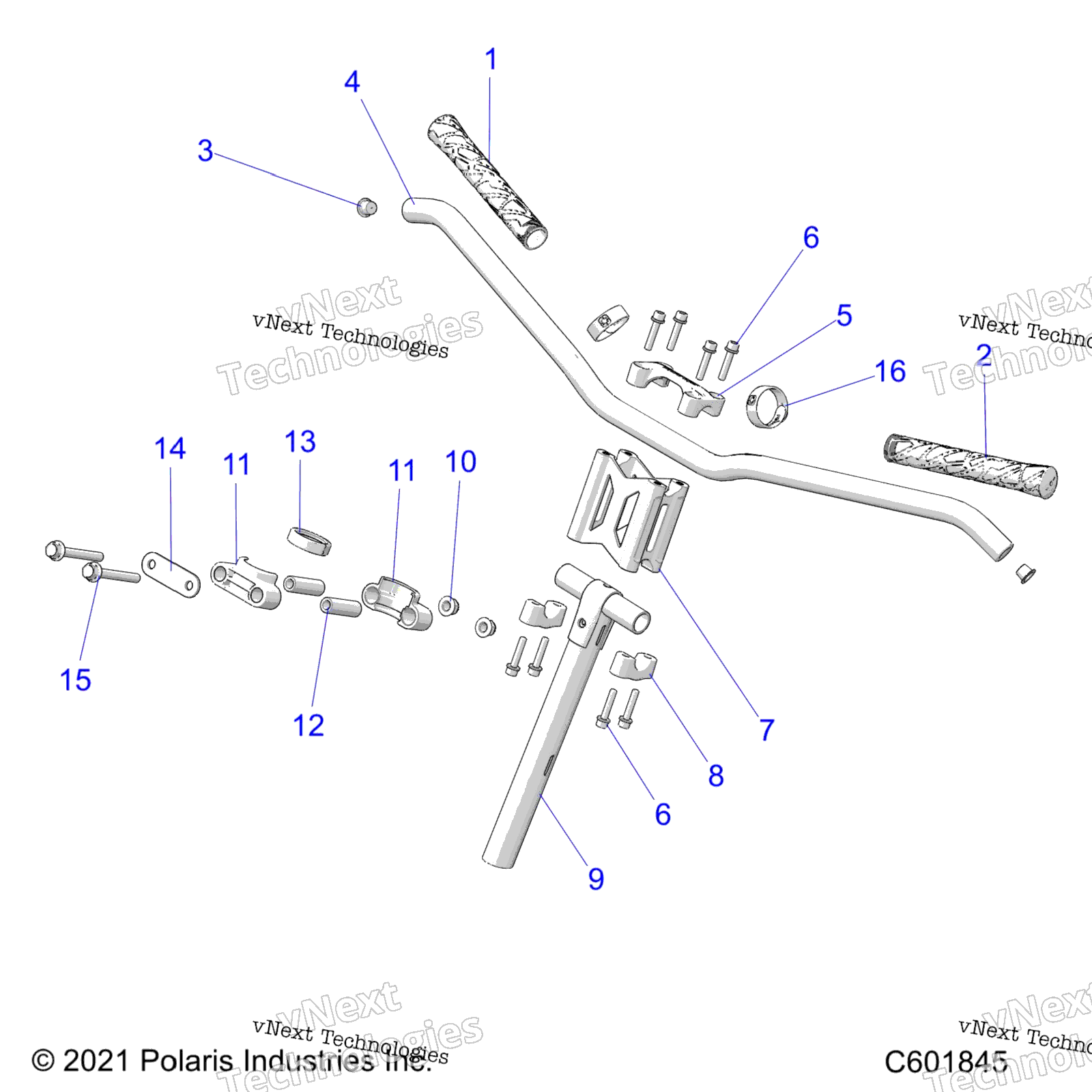 Steering, Upper & руль Asm