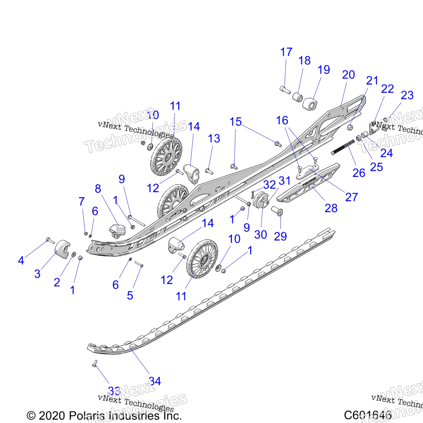 Suspension, Rail Beam Lh / Rh All Options