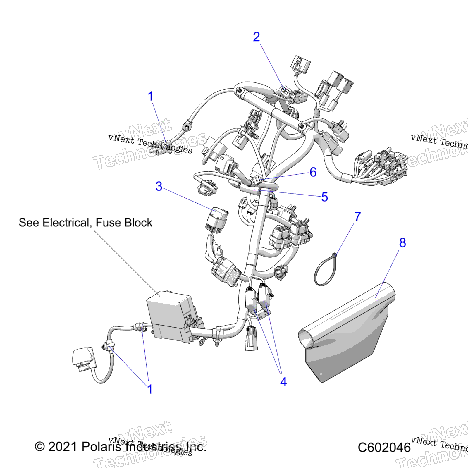 Electrical, Wire Harness, Main S22tfgms / 8Me All Options