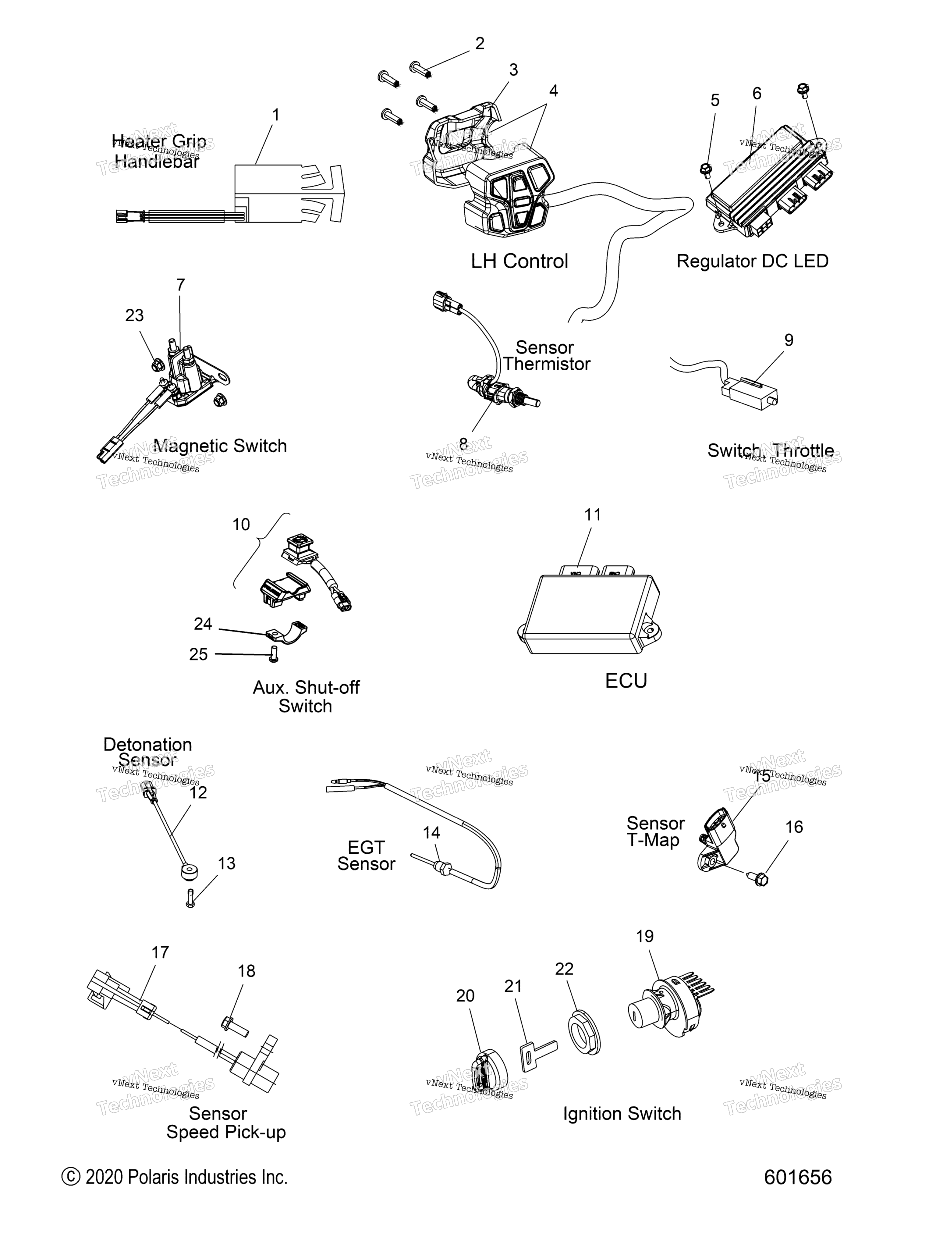Electrical, Switches, Sensors & Components All опции