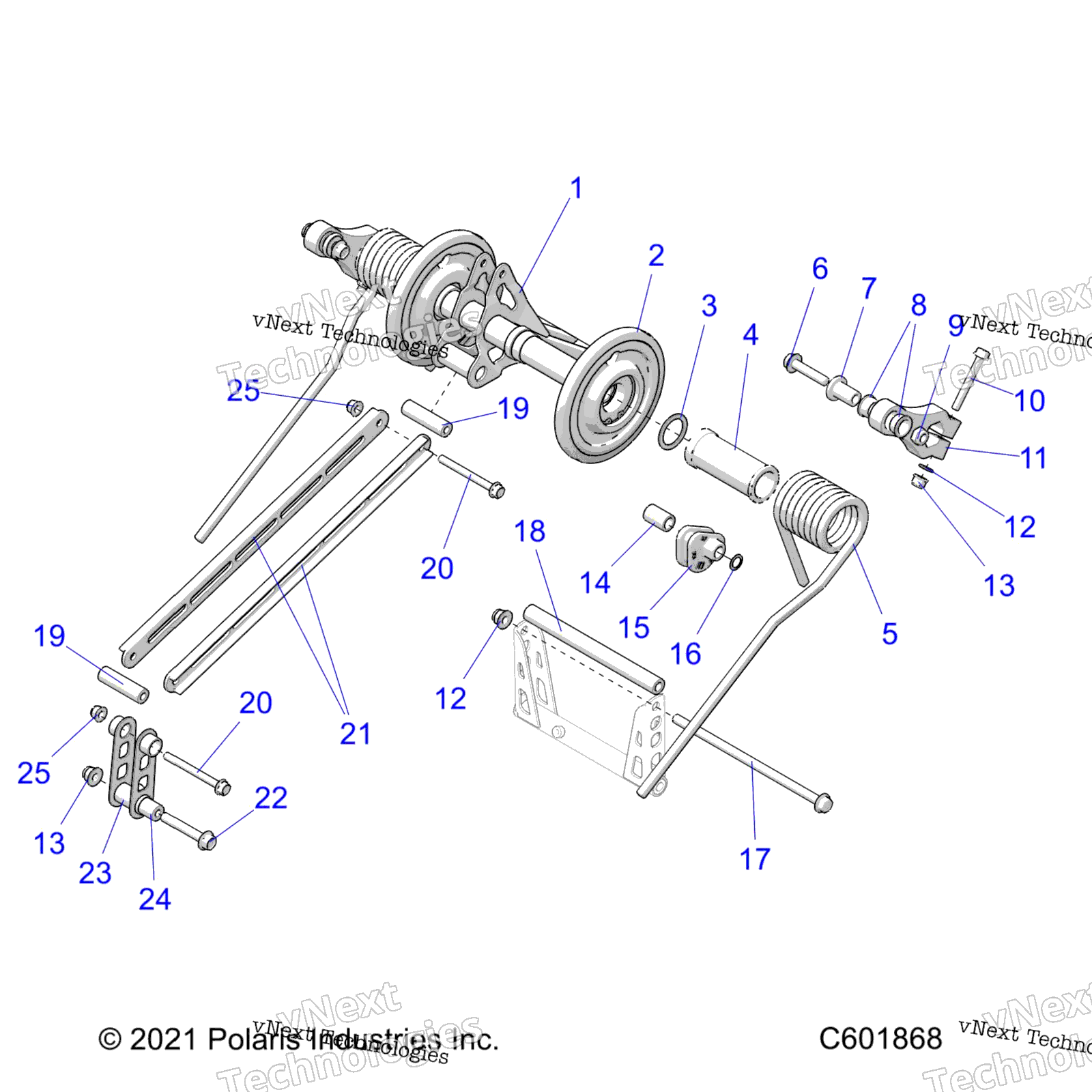 Suspension, Torque Arm, задний All Options