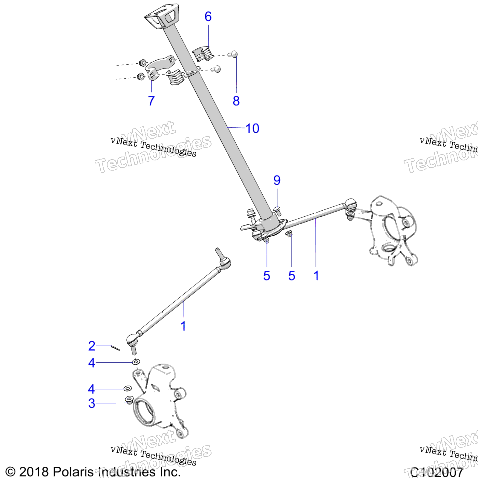 Steering, рулевое управление Post Asm. A20sxa85a1 / A7 / Ca1 / Ca7