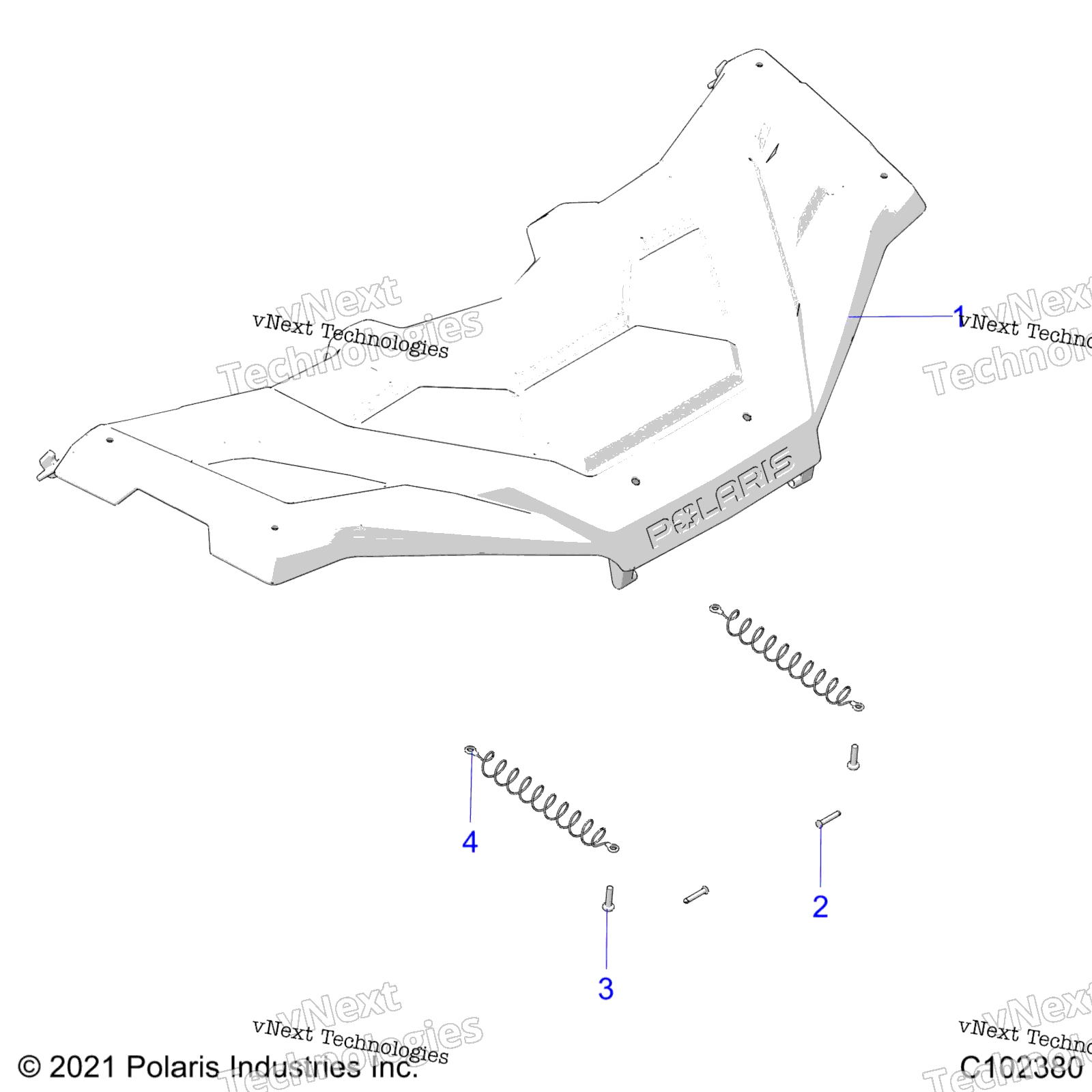 Body, передний Storage крышка
